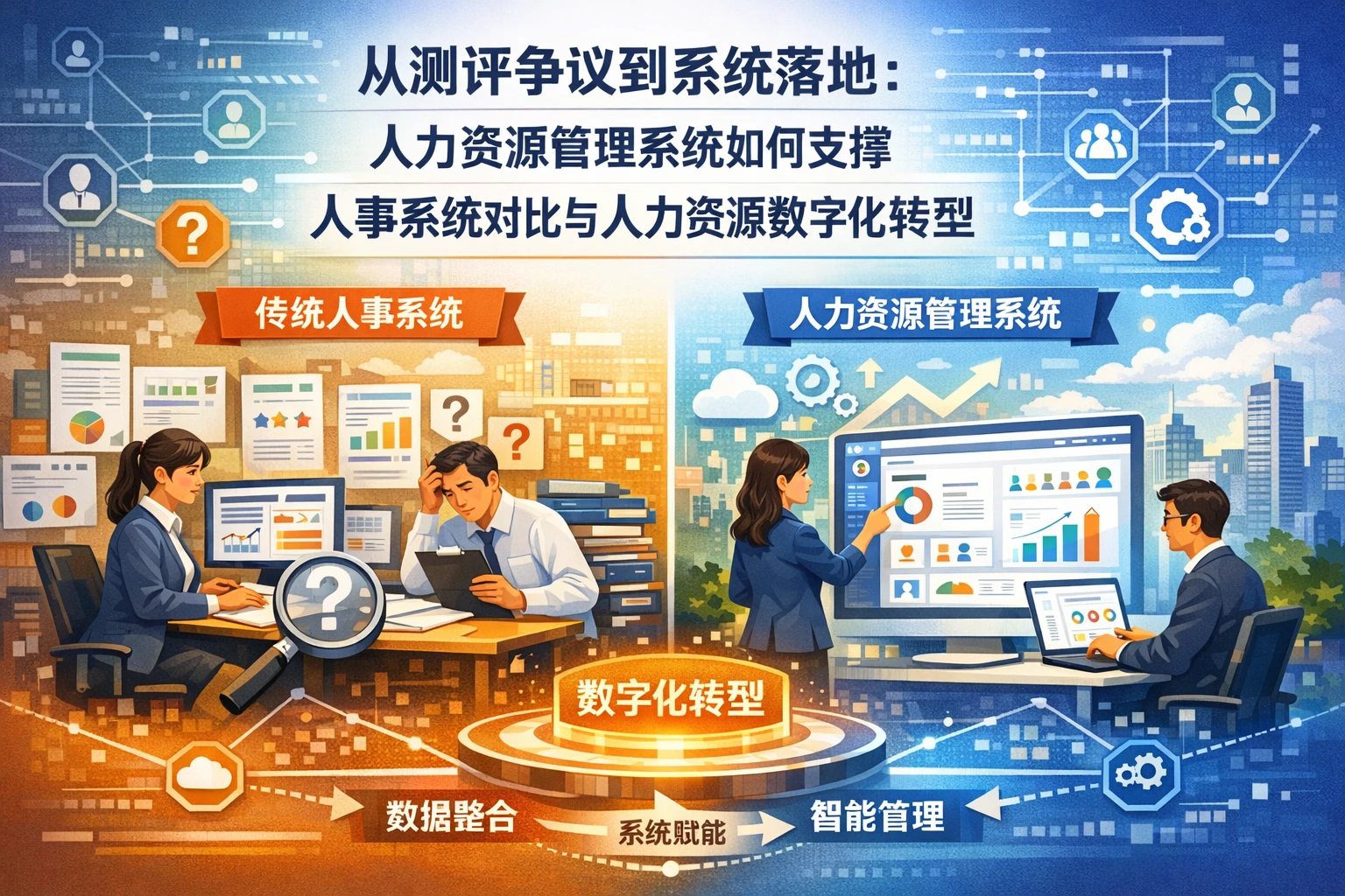 从测评争议到系统落地:人力资源管理系统如何支撑人事系统对比与人力资源数字化转型