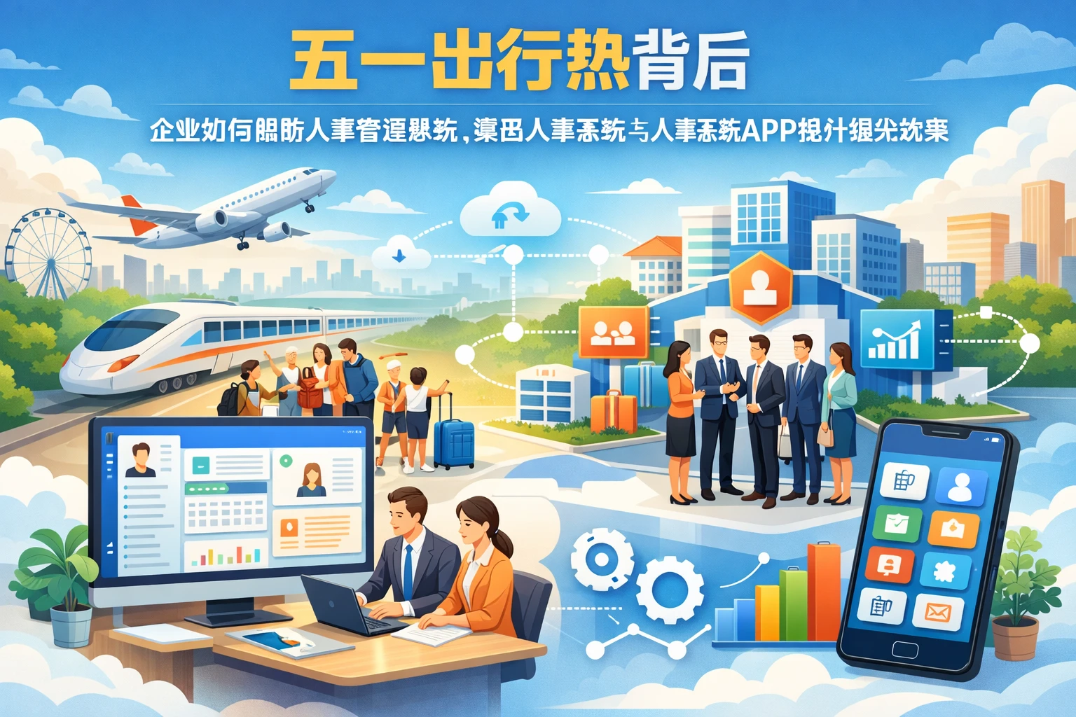 五一出行热背后，企业如何借助人事管理系统、集团人事系统与人事系统APP提升组织效率