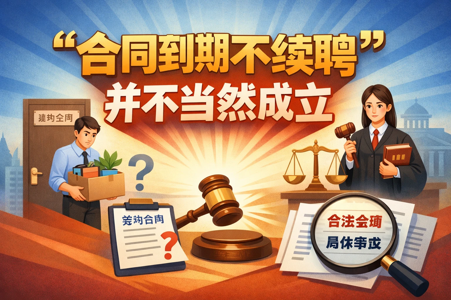 “合同到期不续聘”并不当然成立