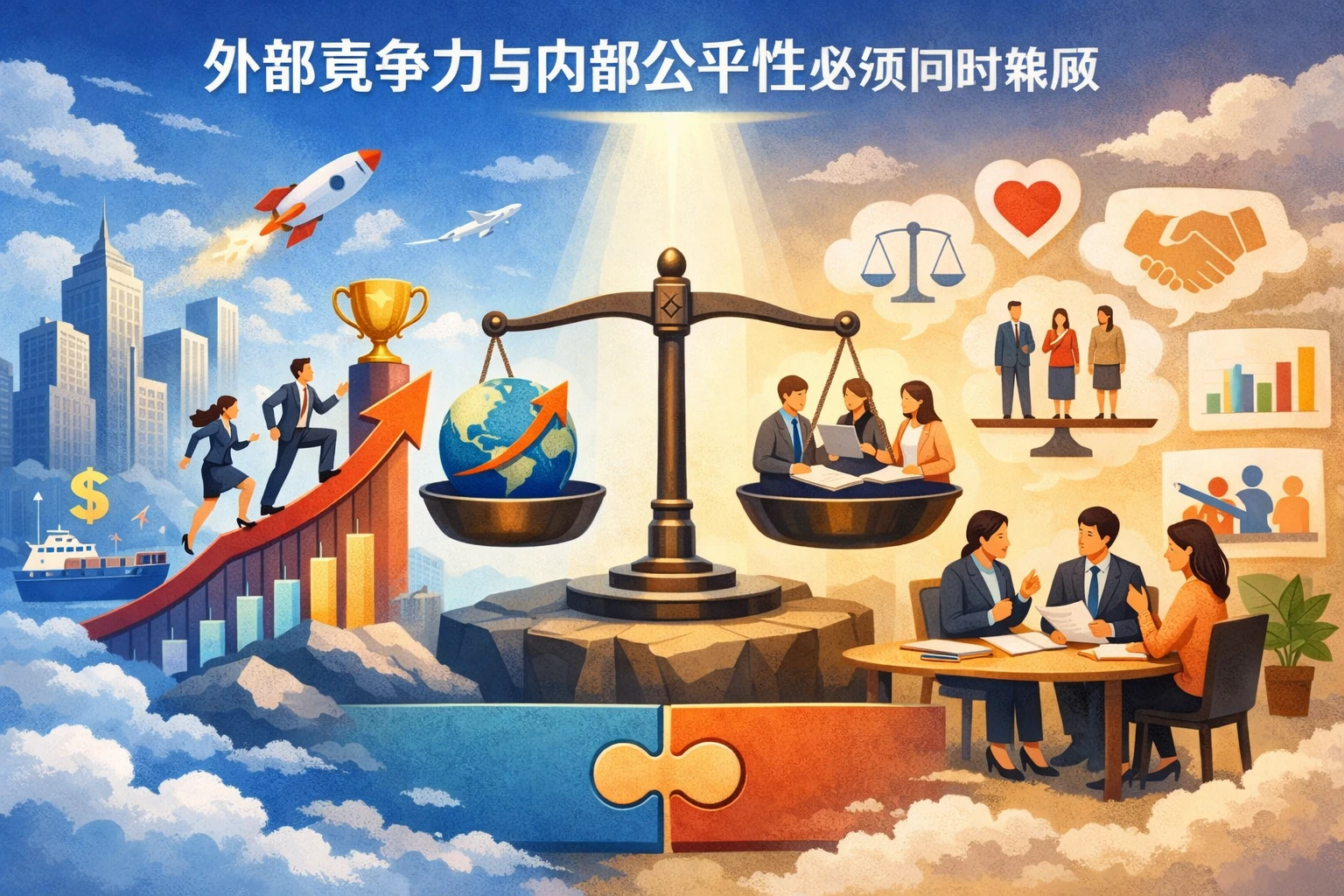 外部竞争力与内部公平性必须同时兼顾