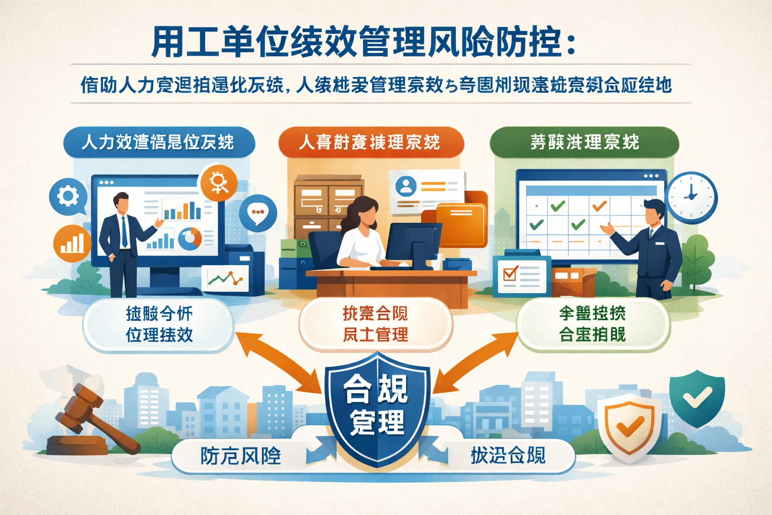 用工单位绩效管理风险防控:借助人力资源信息化系统、人事档案管理系统与考勤排班系统实现合规落地