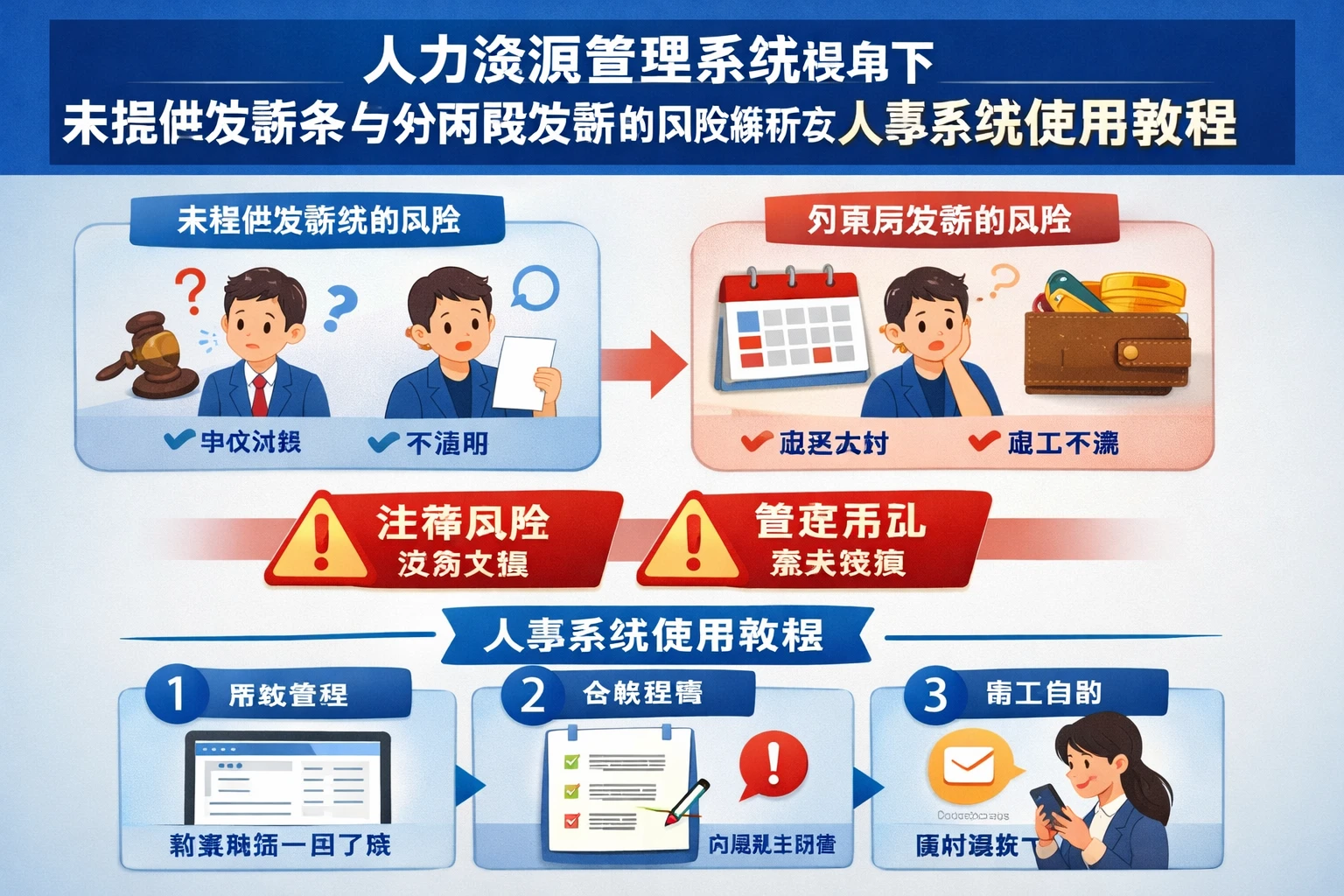 人力资源管理系统视角下，未提供发薪条与分两段发薪的风险解析及人事系统使用教程
