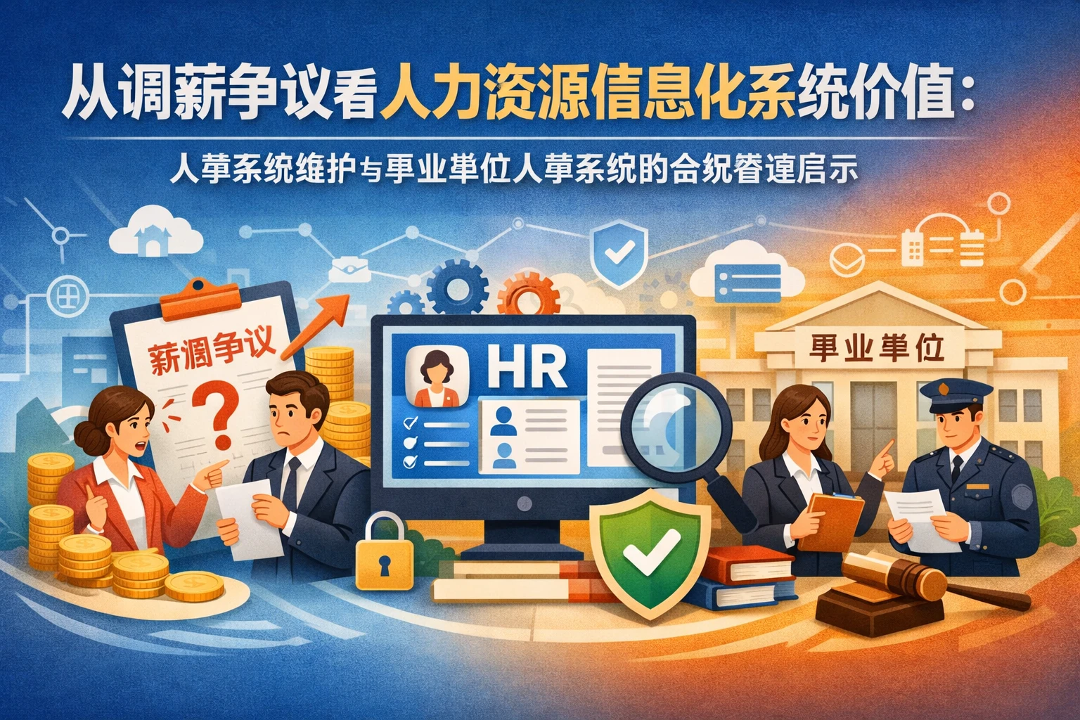 从调薪争议看人力资源信息化系统价值：人事系统维护与事业单位人事系统的合规管理启示