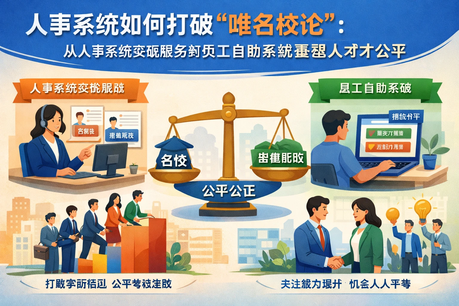 人事系统如何打破“唯名校论”：从人事系统实施服务到员工自助系统重塑人才公平