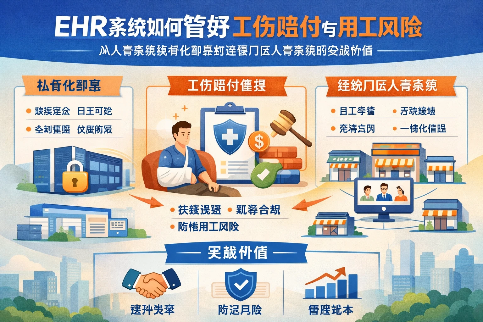 ehr系统如何管好工伤赔付与用工风险：从人事系统私有化部署到连锁门店人事系统的实战价值