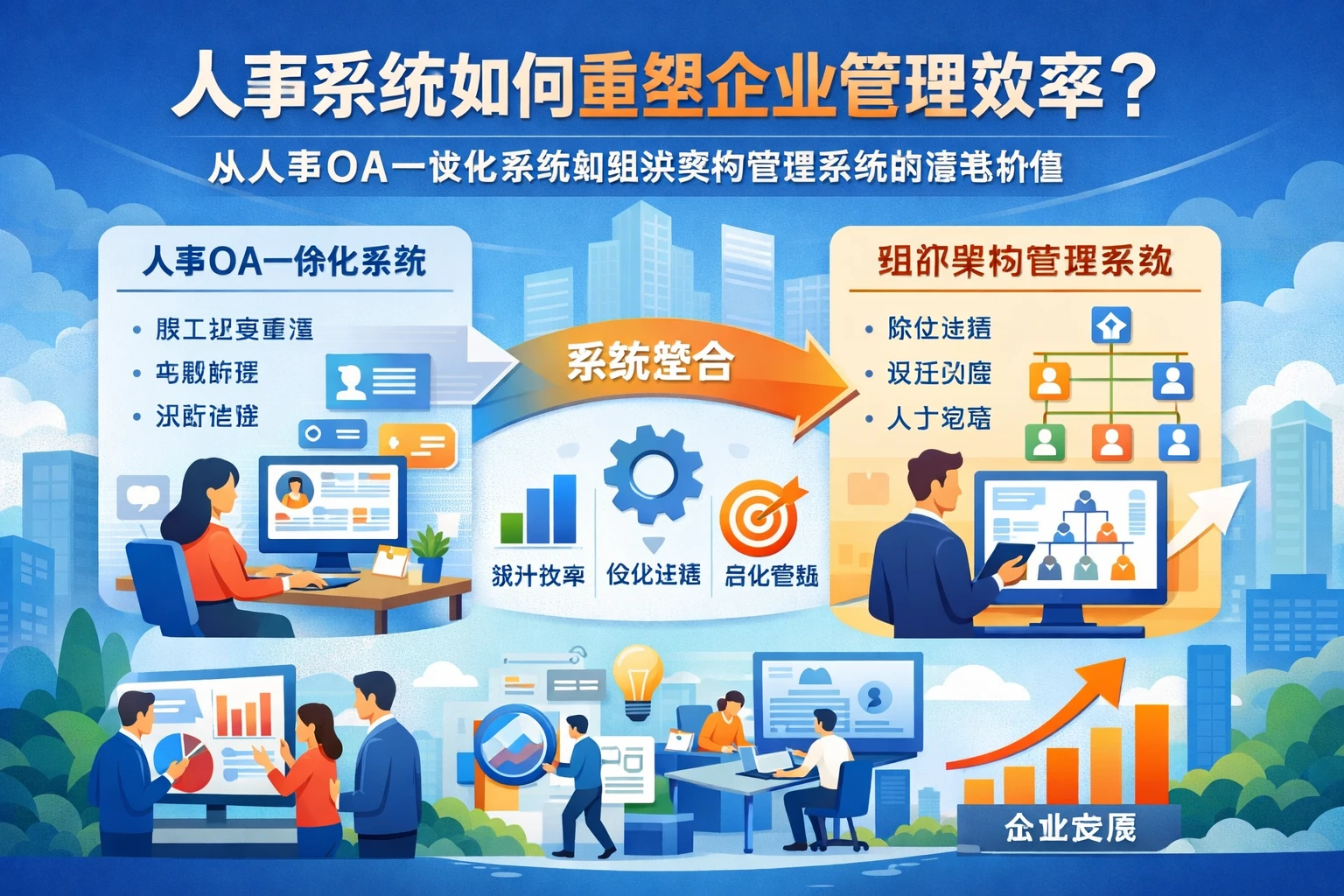 人事系统如何重塑企业管理效率:从人事OA一体化系统到组织架构管理系统的落地价值