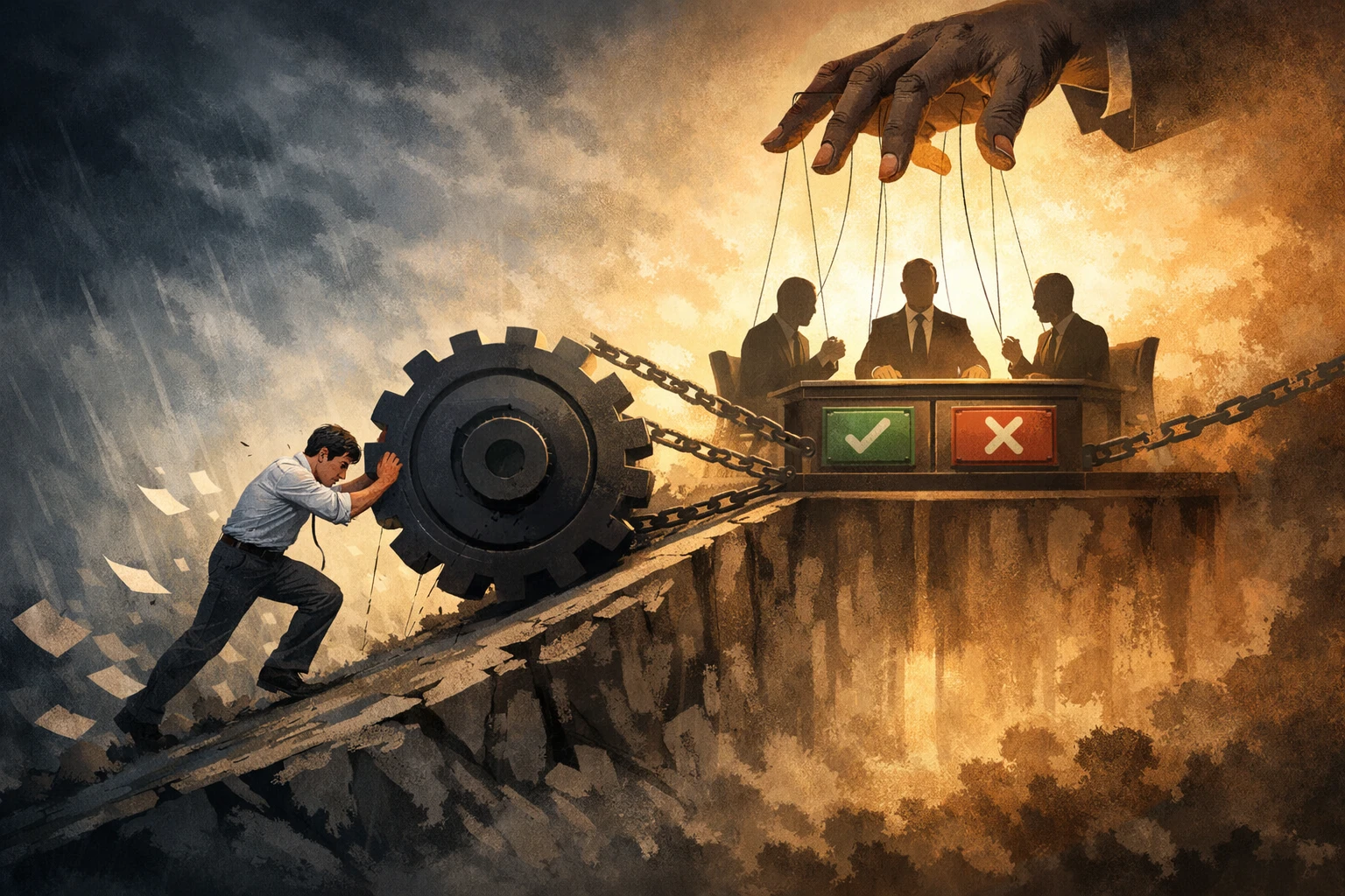 情绪内耗的根源，是“你负责推进，却不掌握决定权”