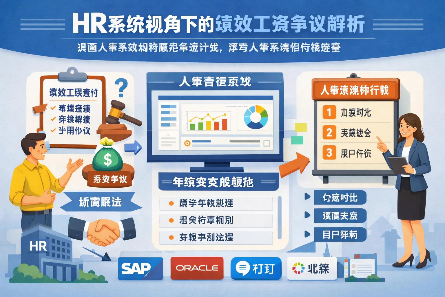 HR系统视角下的绩效工资争议解析：集团人事系统如何规范年终计发，参考人事系统排行榜选型