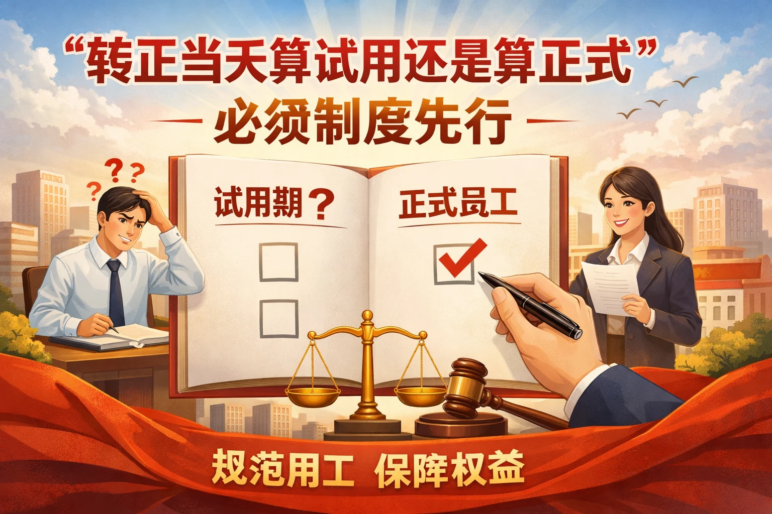 “转正当天算试用还是算正式”必须制度先行