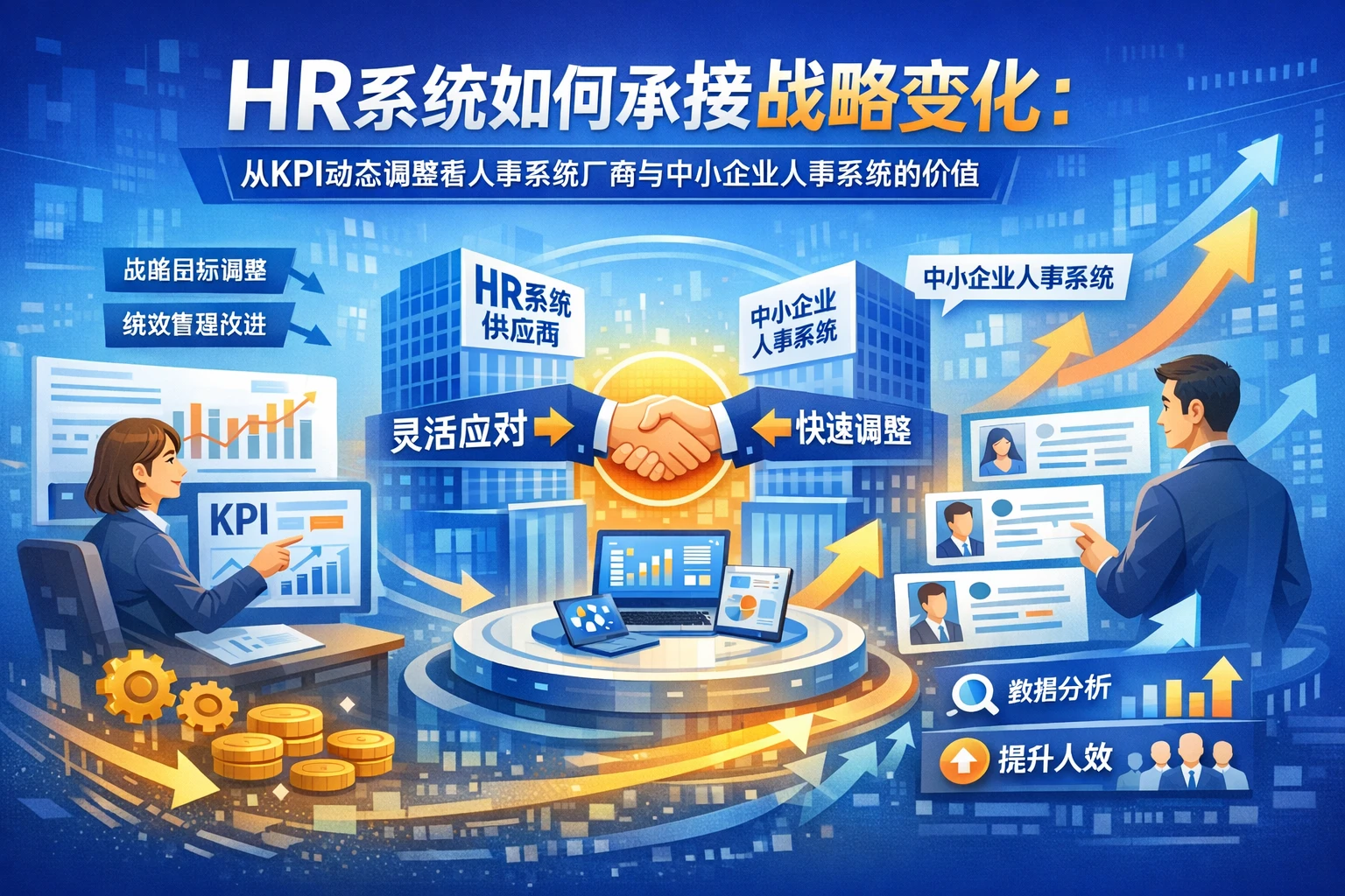 HR系统如何承接战略变化：从KPI动态调整看人事系统厂商与中小企业人事系统的价值