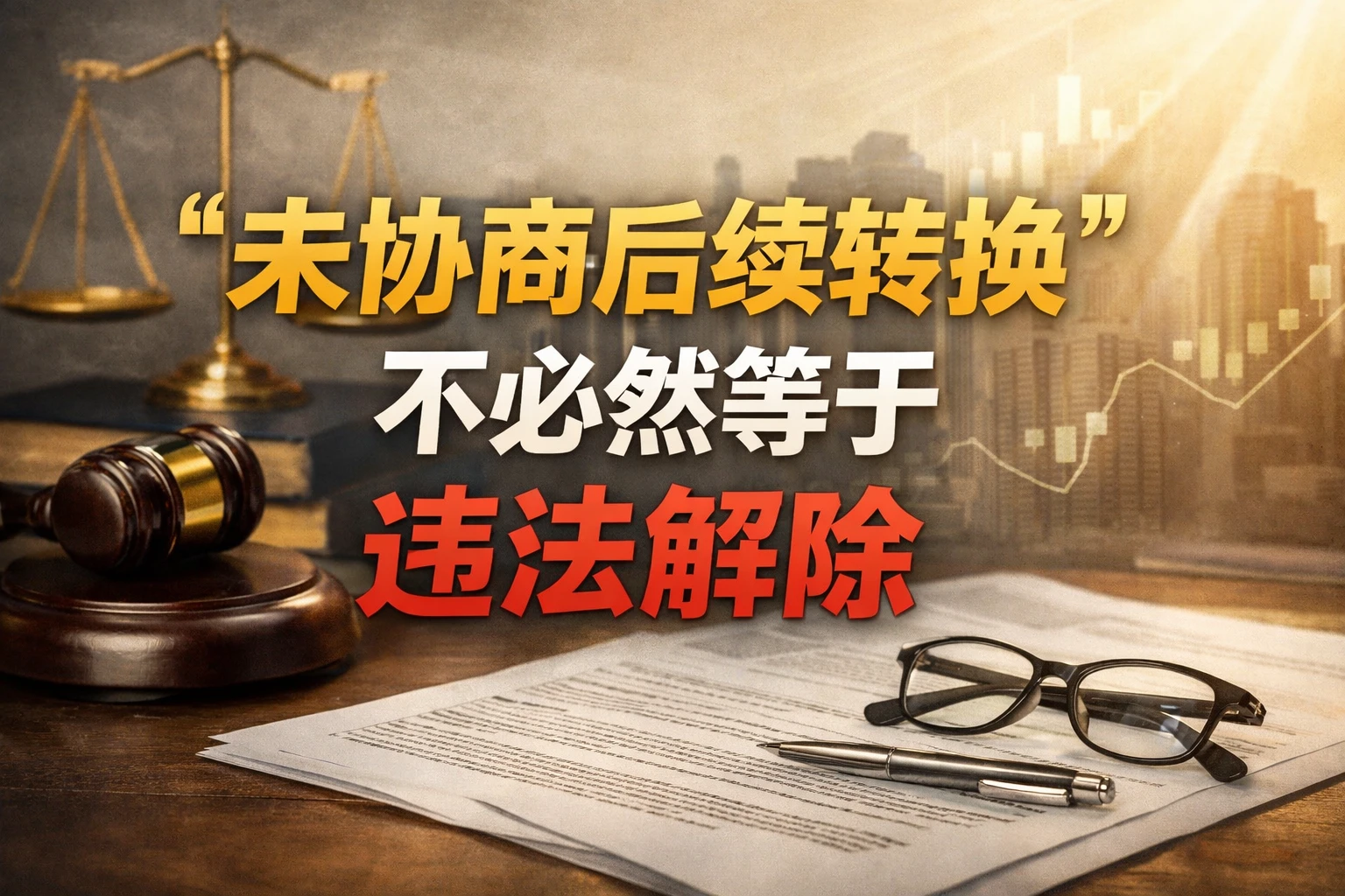 “未协商后续转换”不必然等于违法解除