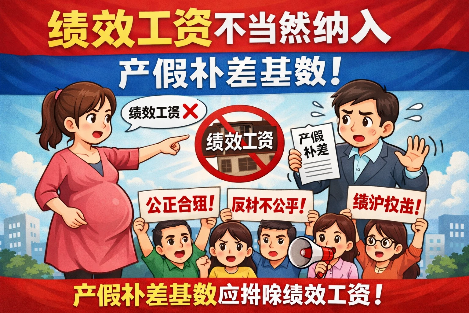 绩效工资不当然纳入产假补差基数