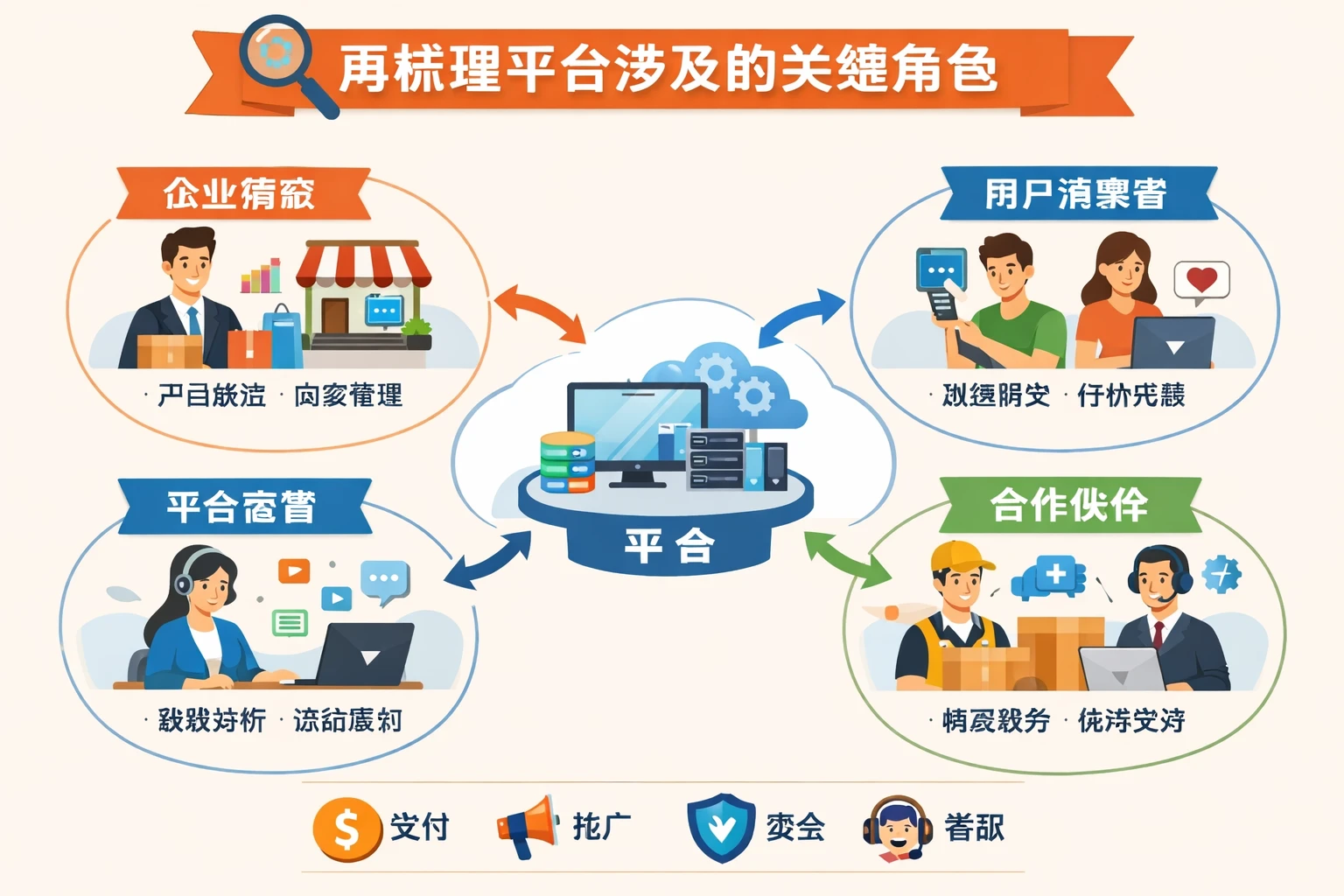 再梳理平台涉及的关键角色