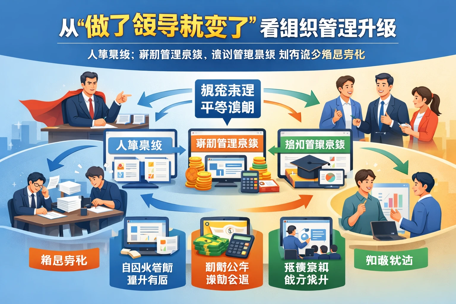 从“做了领导就变了”看组织管理升级：人事系统、薪酬管理系统、培训管理系统如何减少角色异化