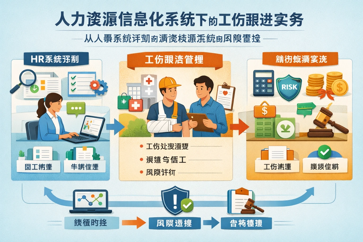 人力资源信息化系统下的工伤跟进实务：从人事系统评测到薪资核算系统的风险管控