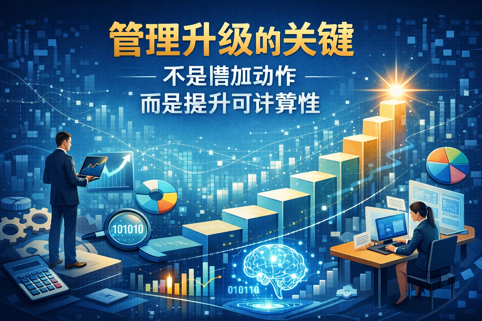 管理升级的关键，不是增加动作，而是提升可计算性