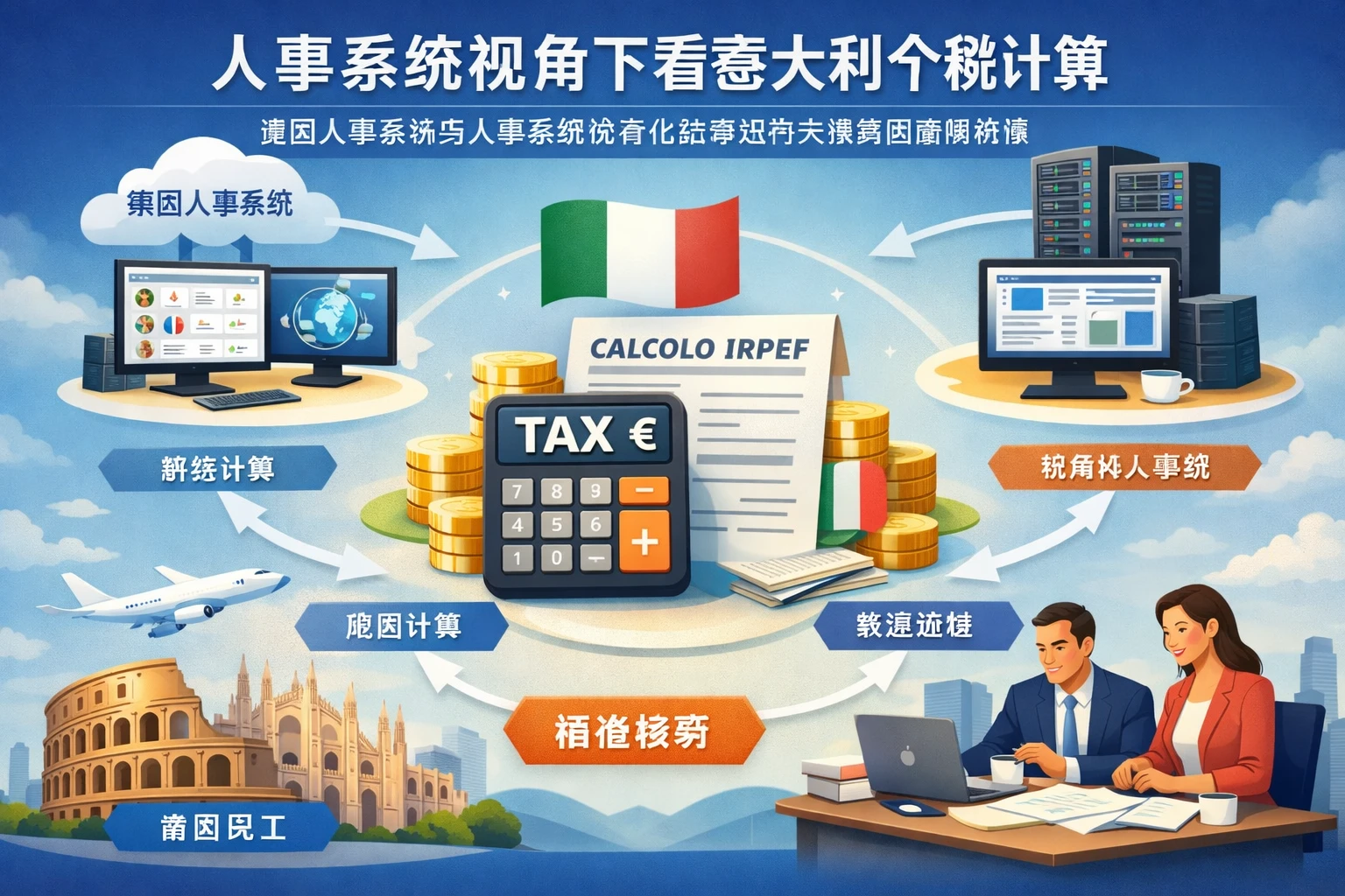 人事系统视角下看意大利个税计算：集团人事系统与人事系统私有化部署如何支撑跨国薪酬核算