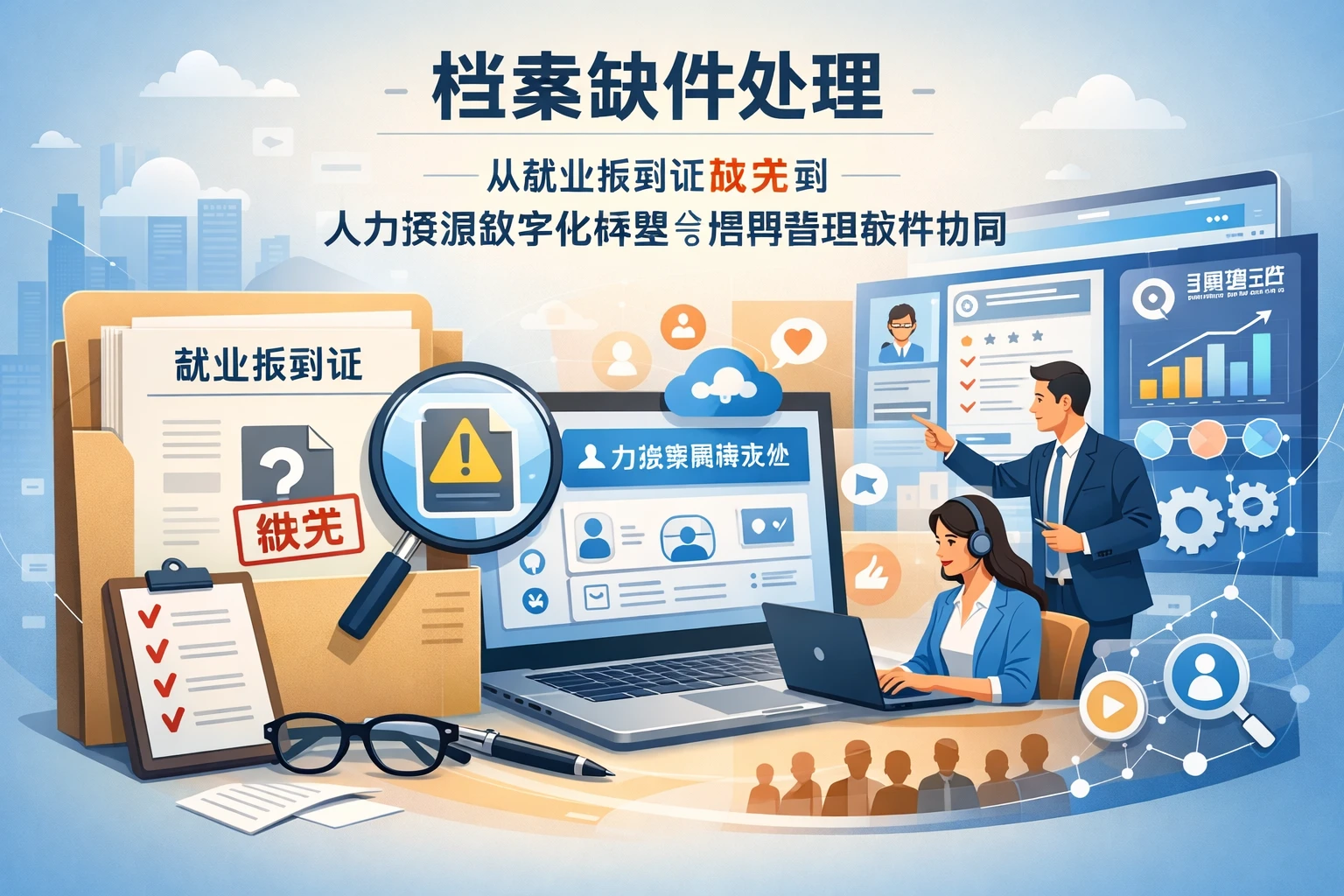 人力资源软件视角下的档案缺件处理：从就业报到证缺失到人力资源数字化转型与招聘管理软件协同