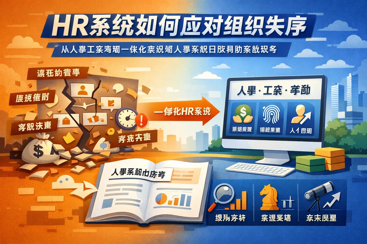 HR系统如何应对组织失序：从人事工资考勤一体化系统到人事系统白皮书的实战思考