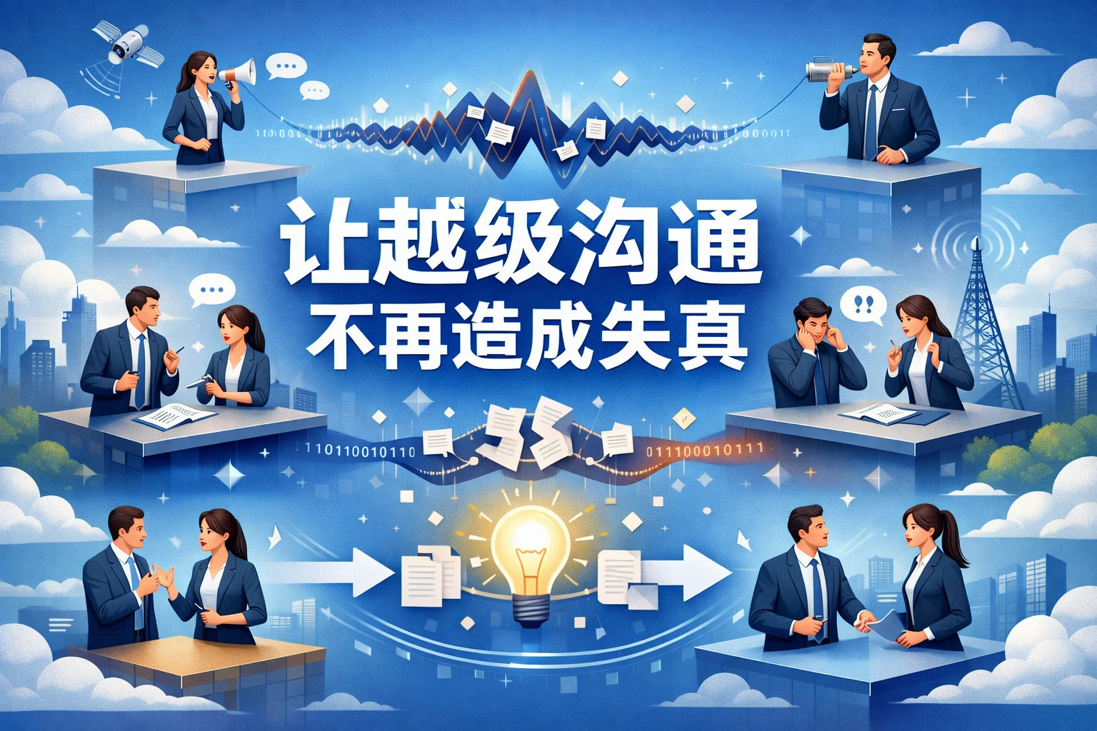 让越级沟通不再造成失真