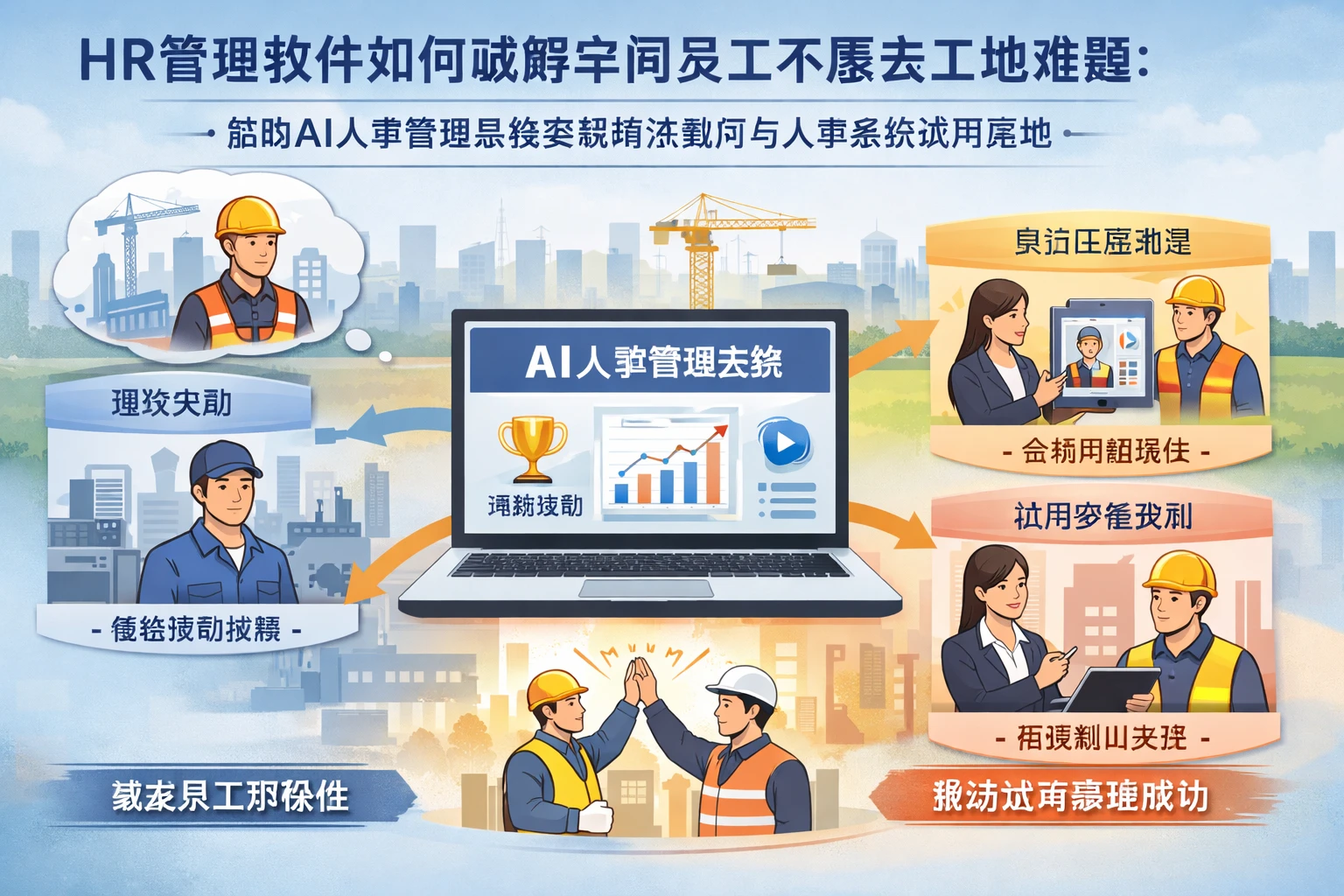 HR管理软件如何破解车间员工不愿去工地难题：借助AI人事管理系统实现精准激励与人事系统试用落地