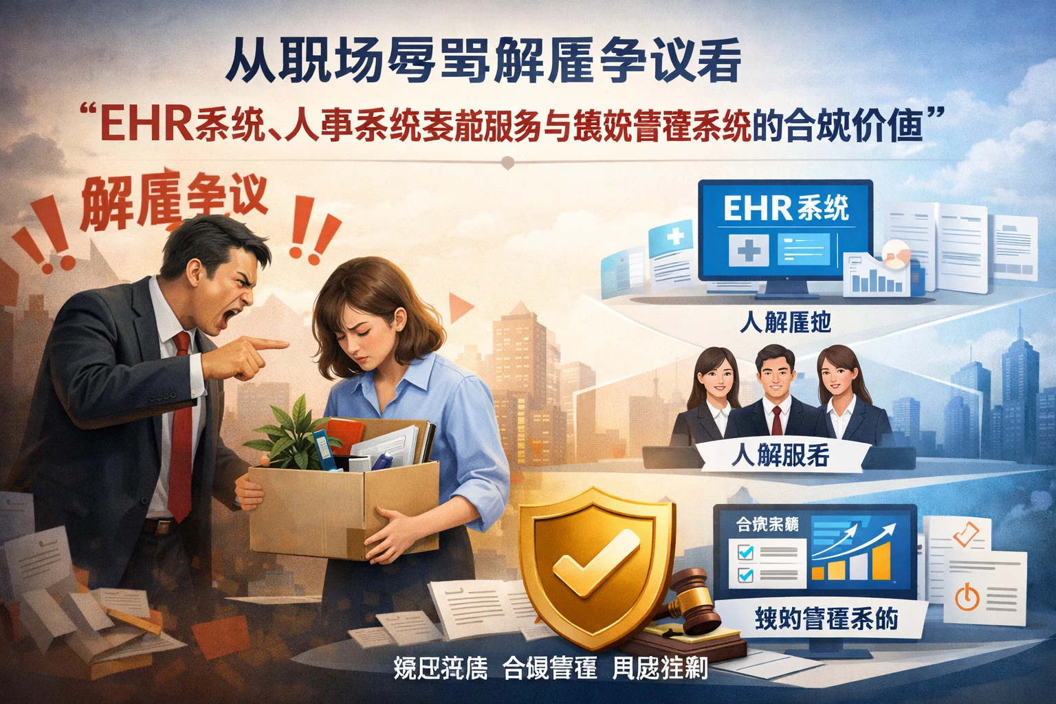 从职场辱骂解雇争议看ehr系统、人事系统实施服务与绩效管理系统的合规价值