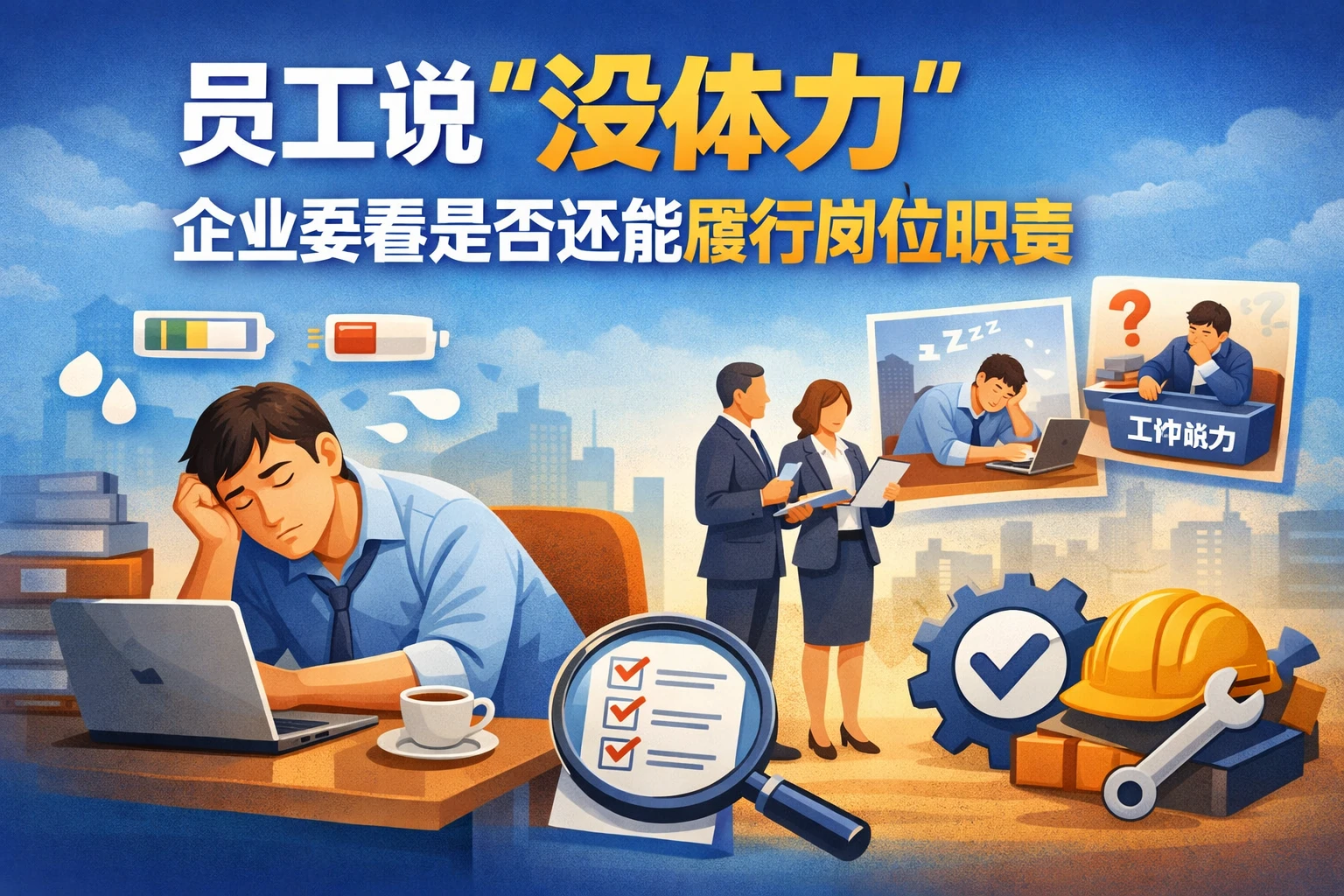 员工说“没体力”，企业要看是否还能履行岗位职责