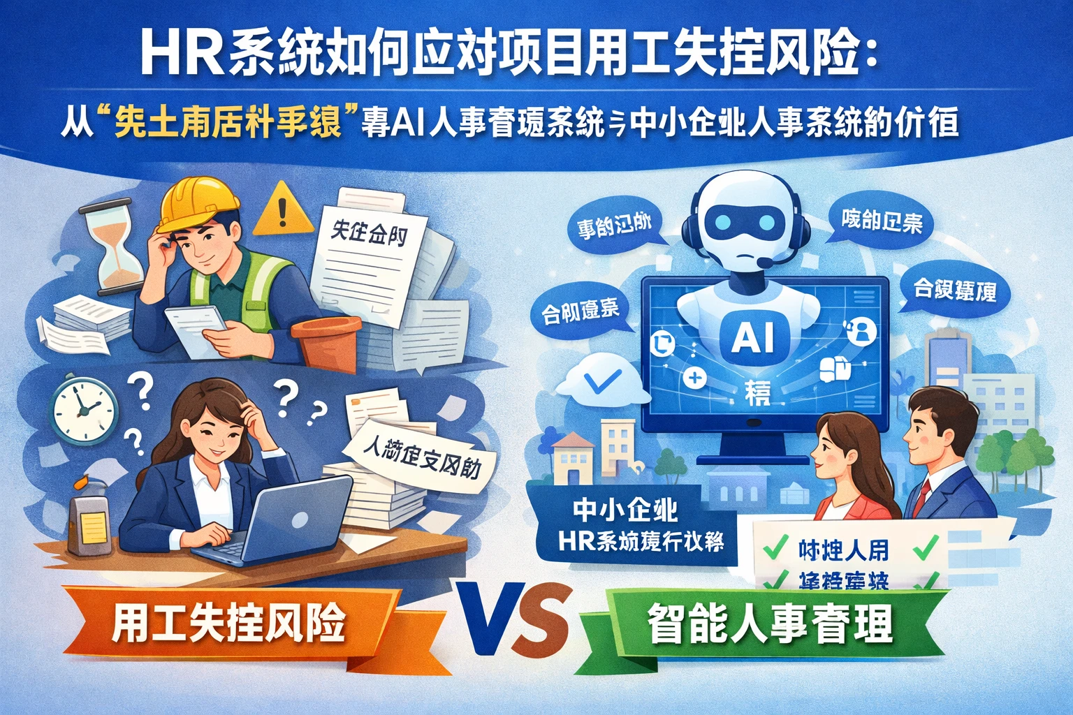 HR系统如何应对项目用工失控风险：从“先上岗后补手续”看AI人事管理系统与中小企业人事系统的价值