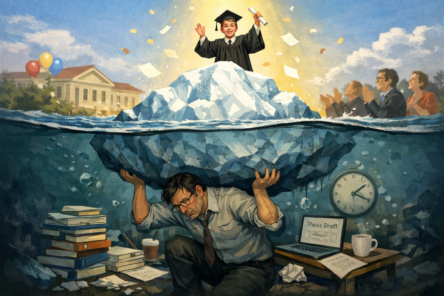 导师付出难以被看见，积极性自然下降