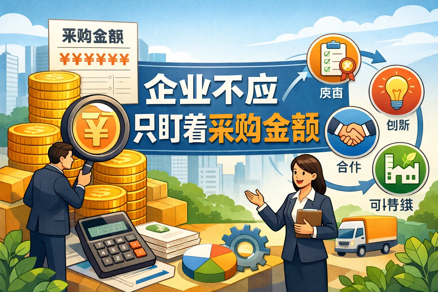 企业不应只盯着采购金额