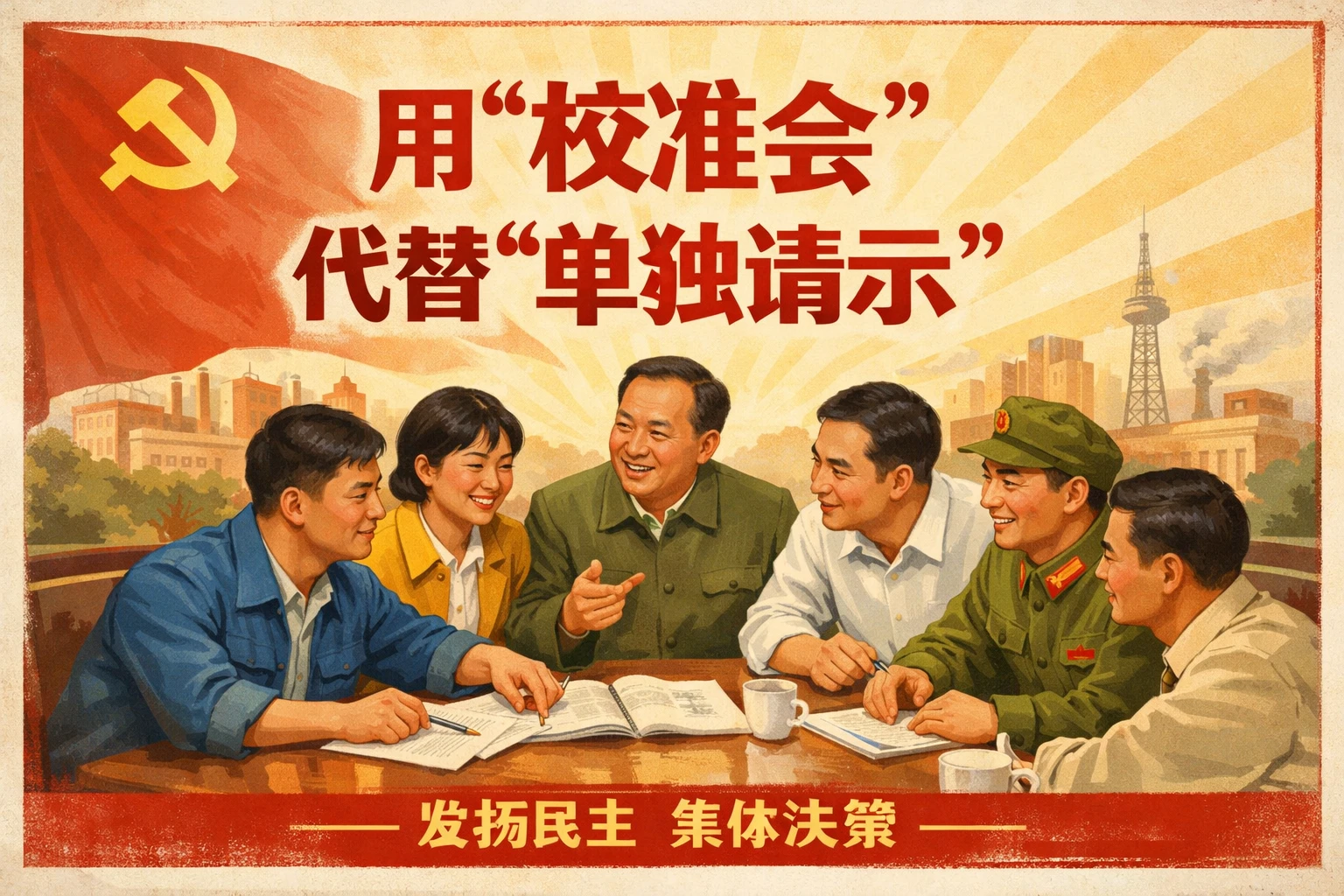 用“校准会”代替“单独请示”