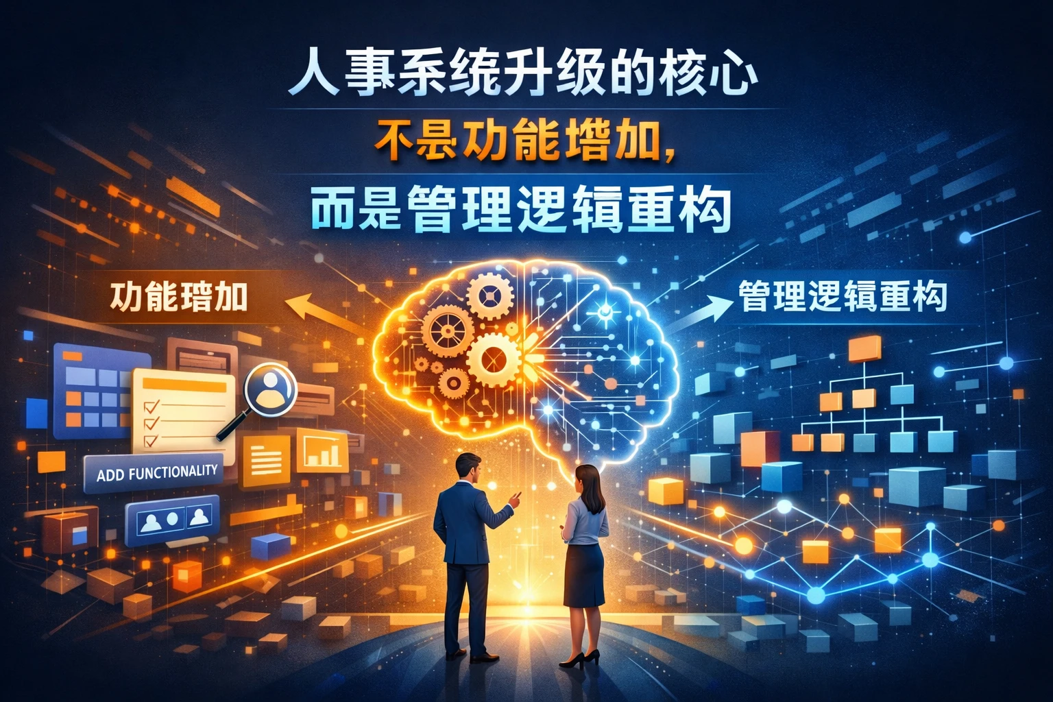 人事系统升级的核心，不是功能增加，而是管理逻辑重构