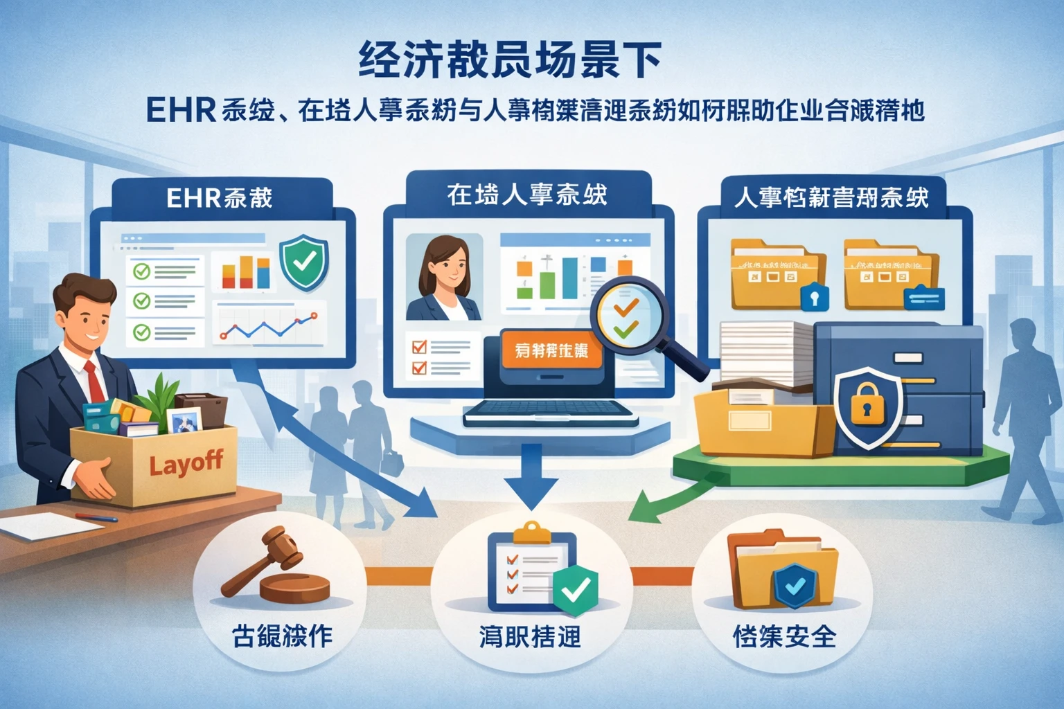 经济裁员场景下，ehr系统、在线人事系统与人事档案管理系统如何帮助企业合规落地