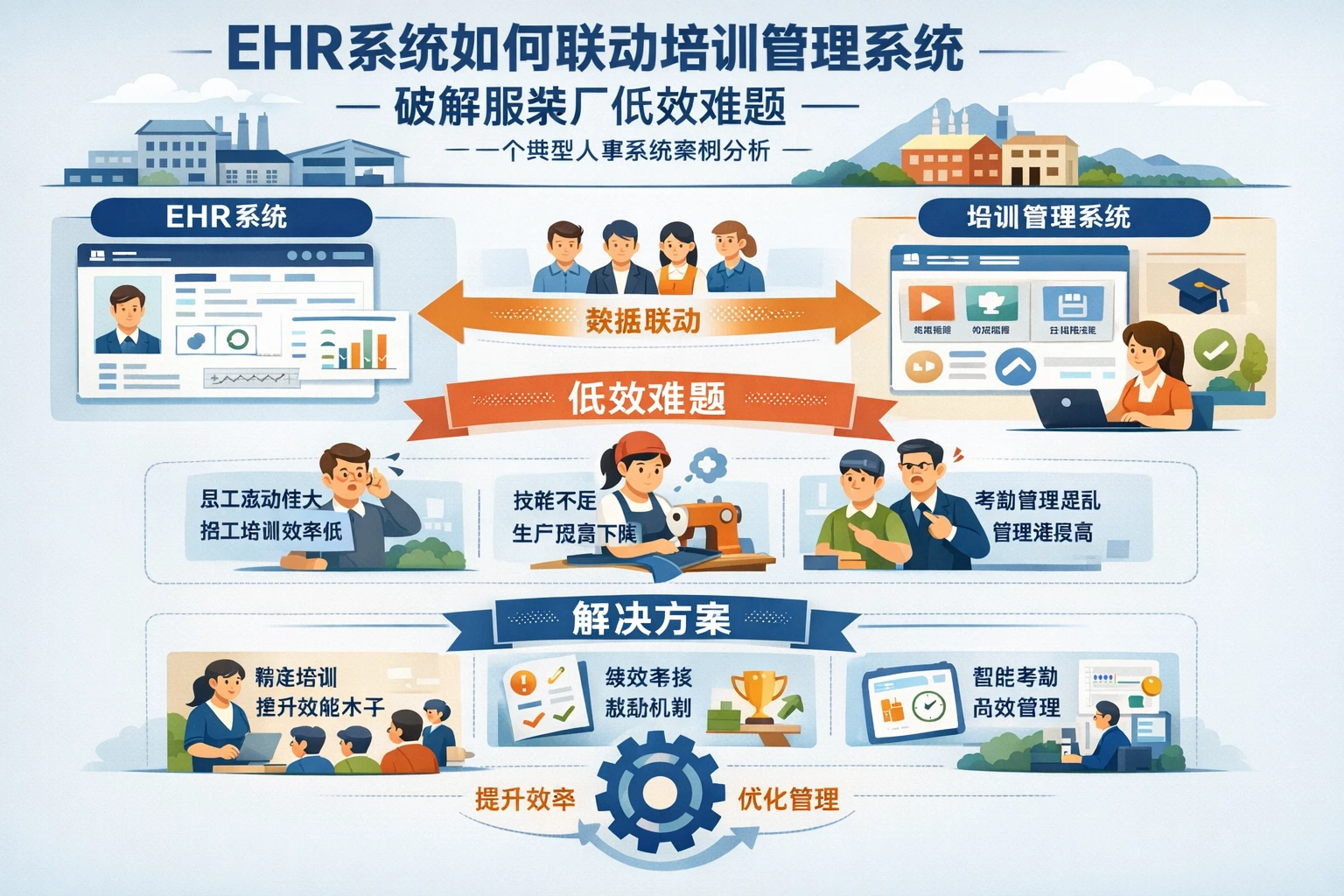 ehr系统如何联动培训管理系统破解服装厂低效难题——一个典型人事系统案例分析