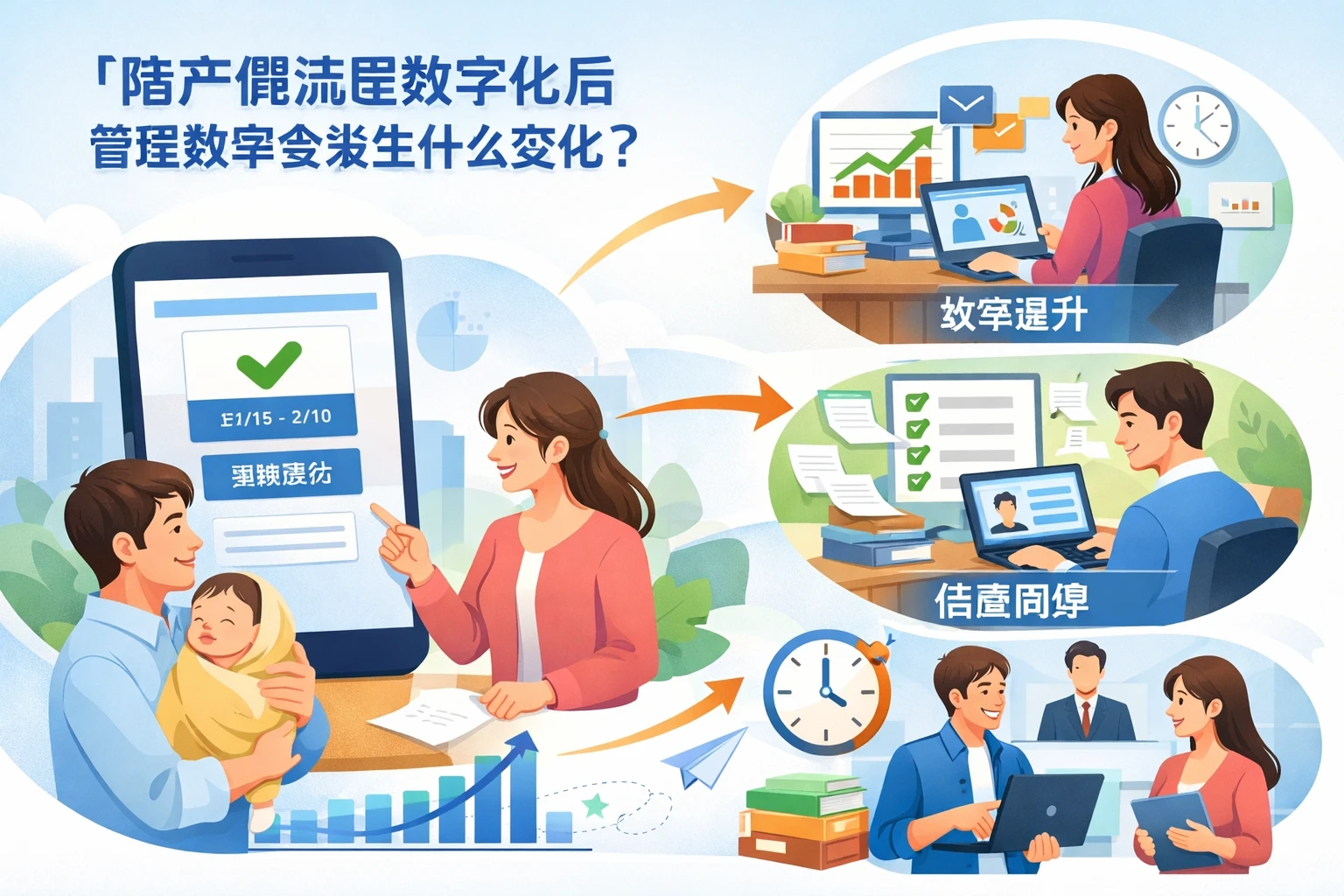 陪产假流程数字化后，管理效率会发生什么变化