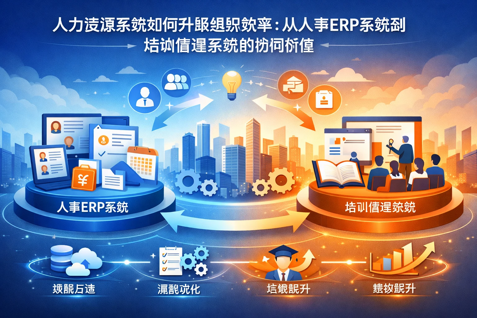 人力资源系统如何升级组织效率：从人事ERP系统到培训管理系统的协同价值