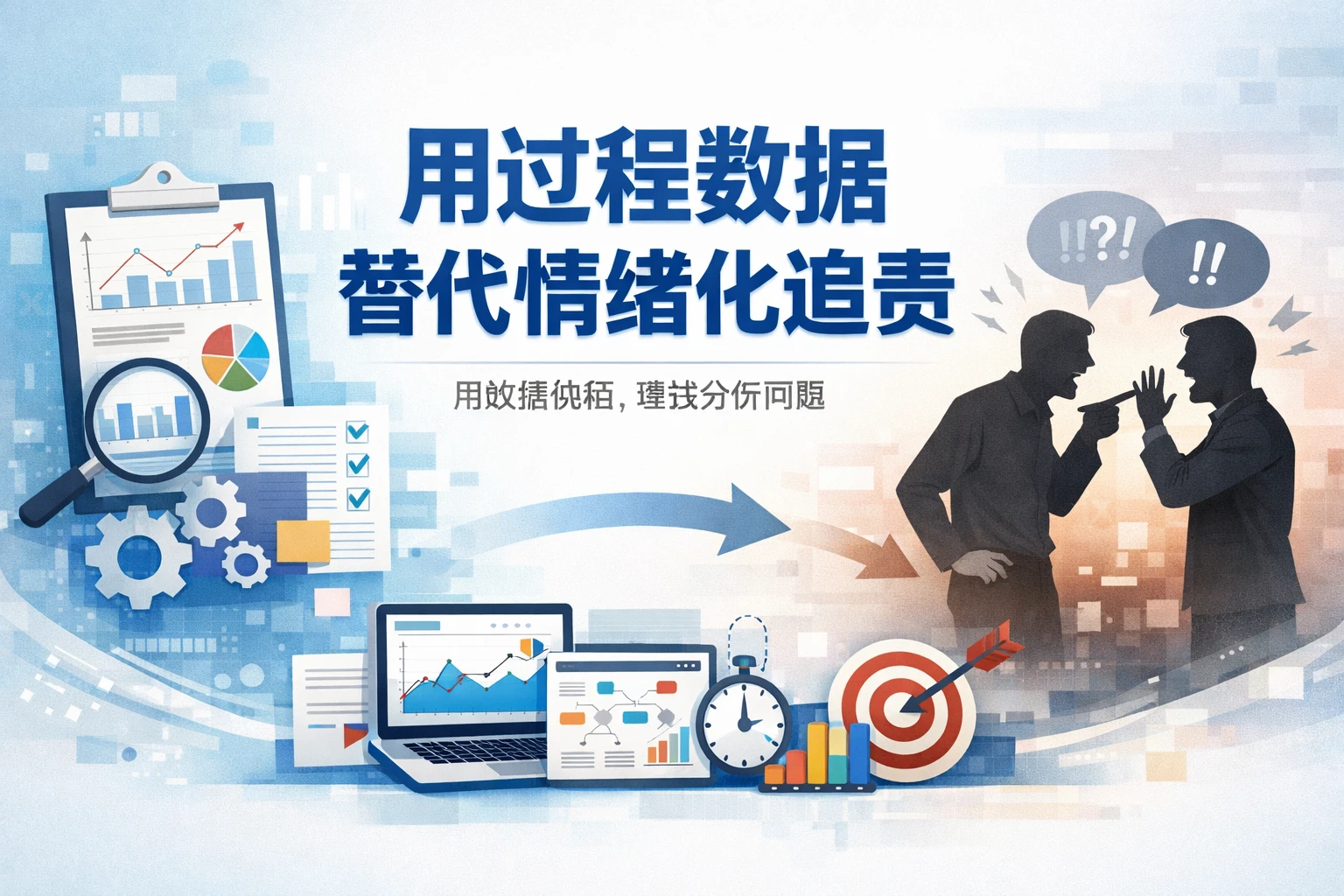 用过程数据替代情绪化追责