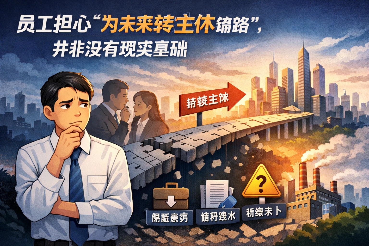 员工担心“为未来转主体铺路”,并非没有现实基础