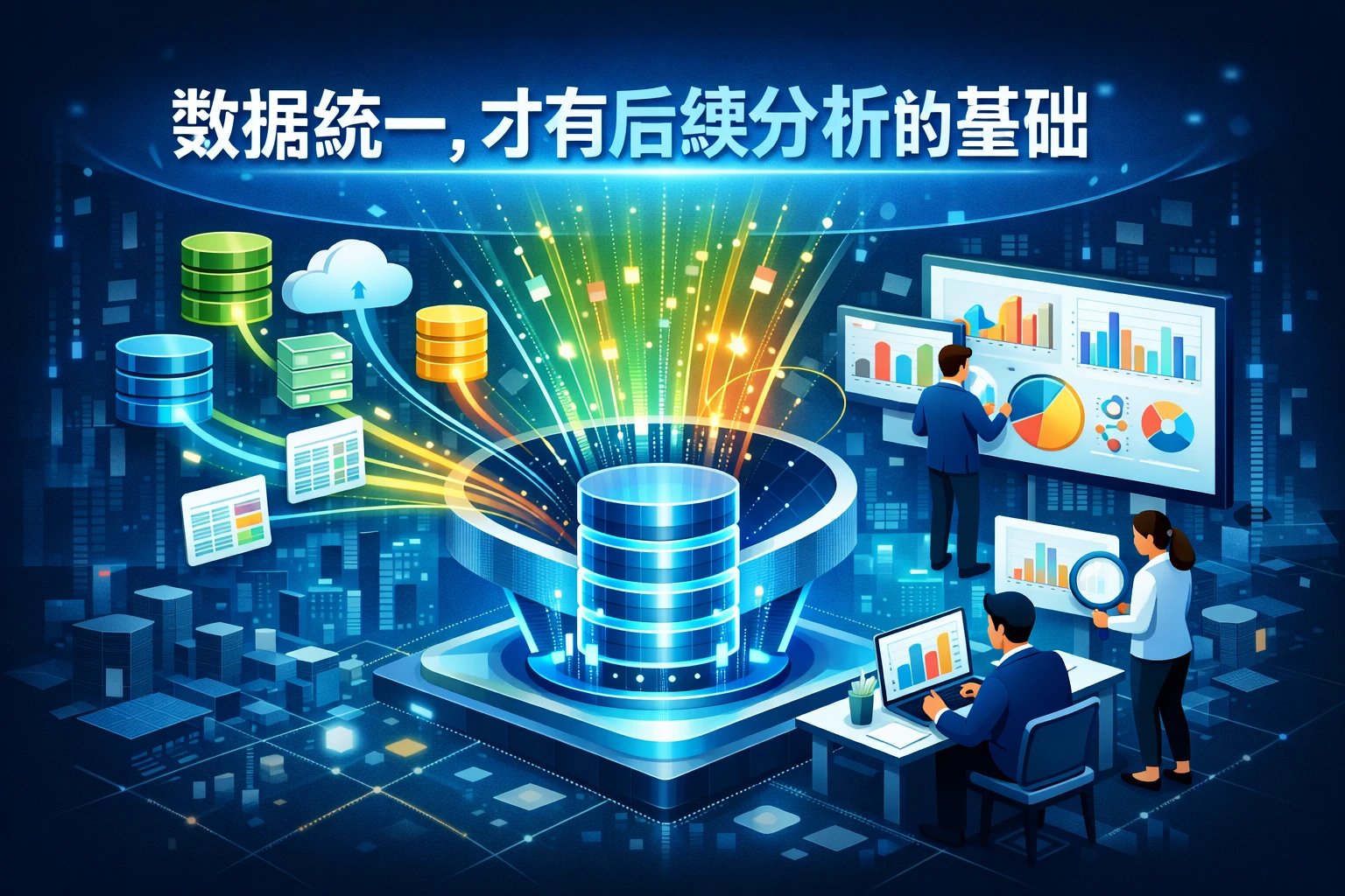 数据统一，才有后续分析的基础