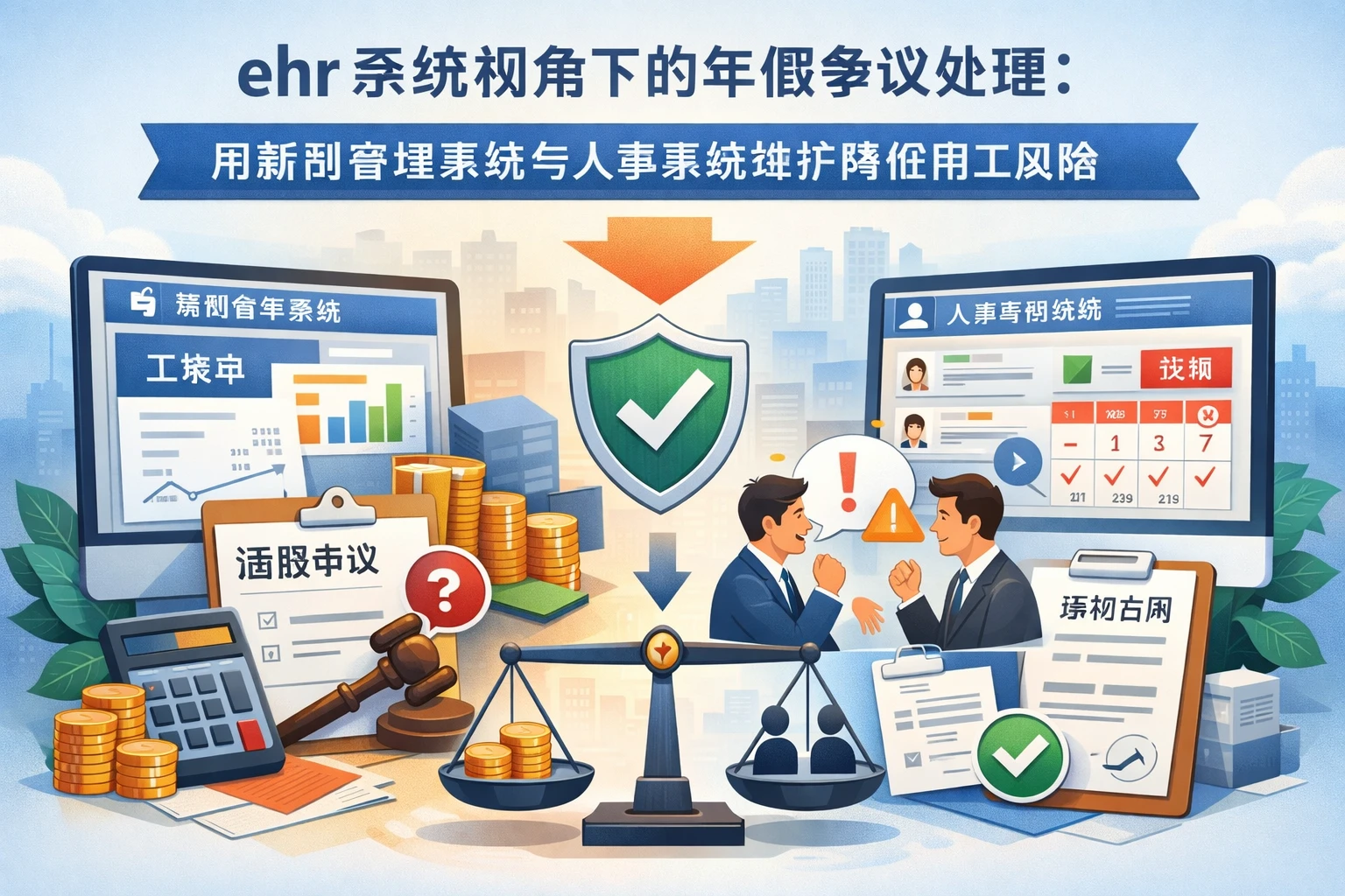 ehr系统视角下的年假争议处理:用薪酬管理系统与人事系统维护降低用工风险