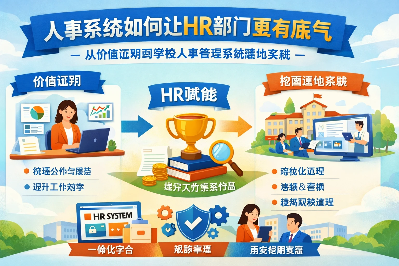 人事系统如何让HR部门更有底气:从价值证明到学校人事管理系统落地实践