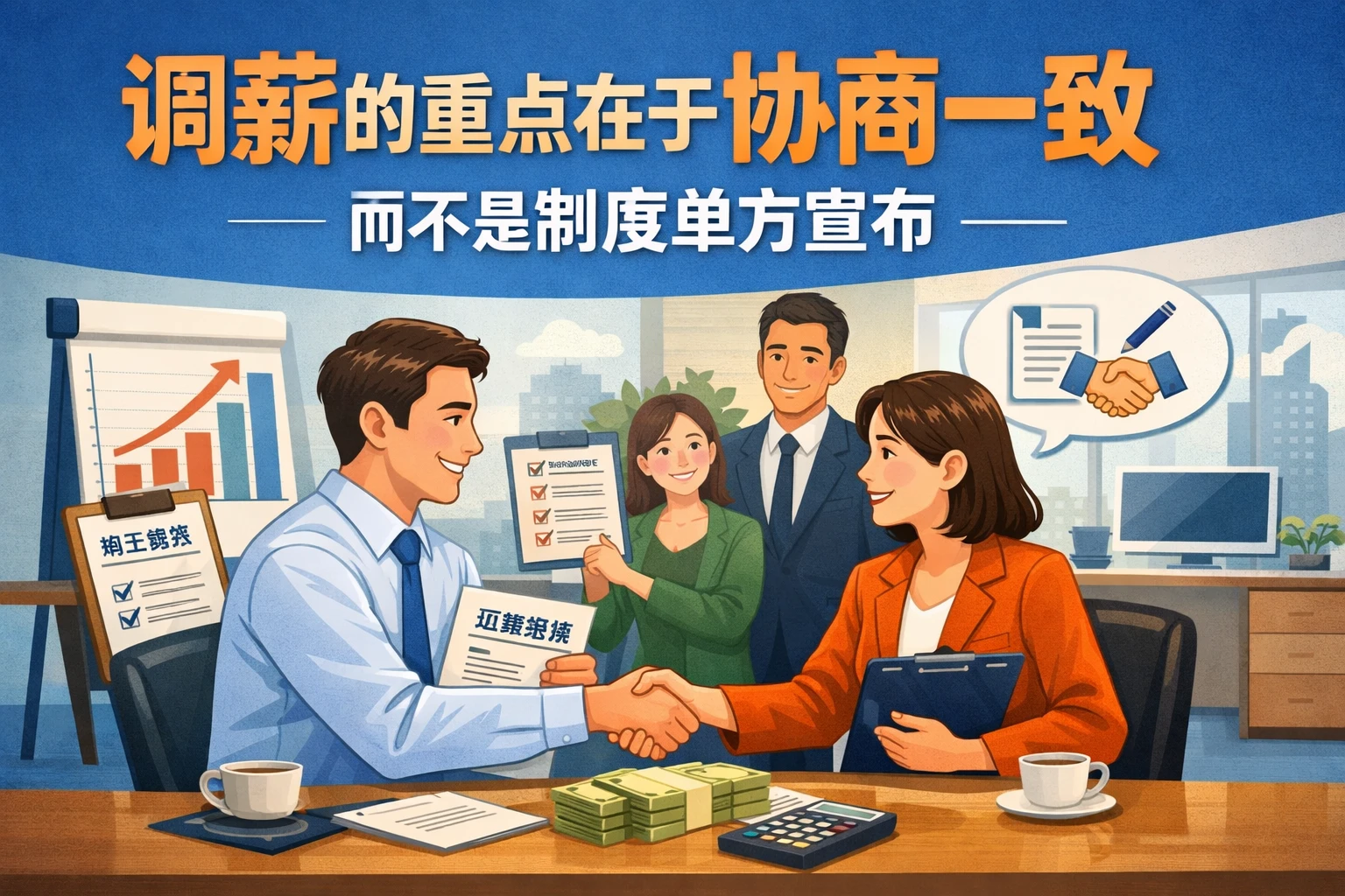 调薪的重点在于协商一致，而不是制度单方宣布