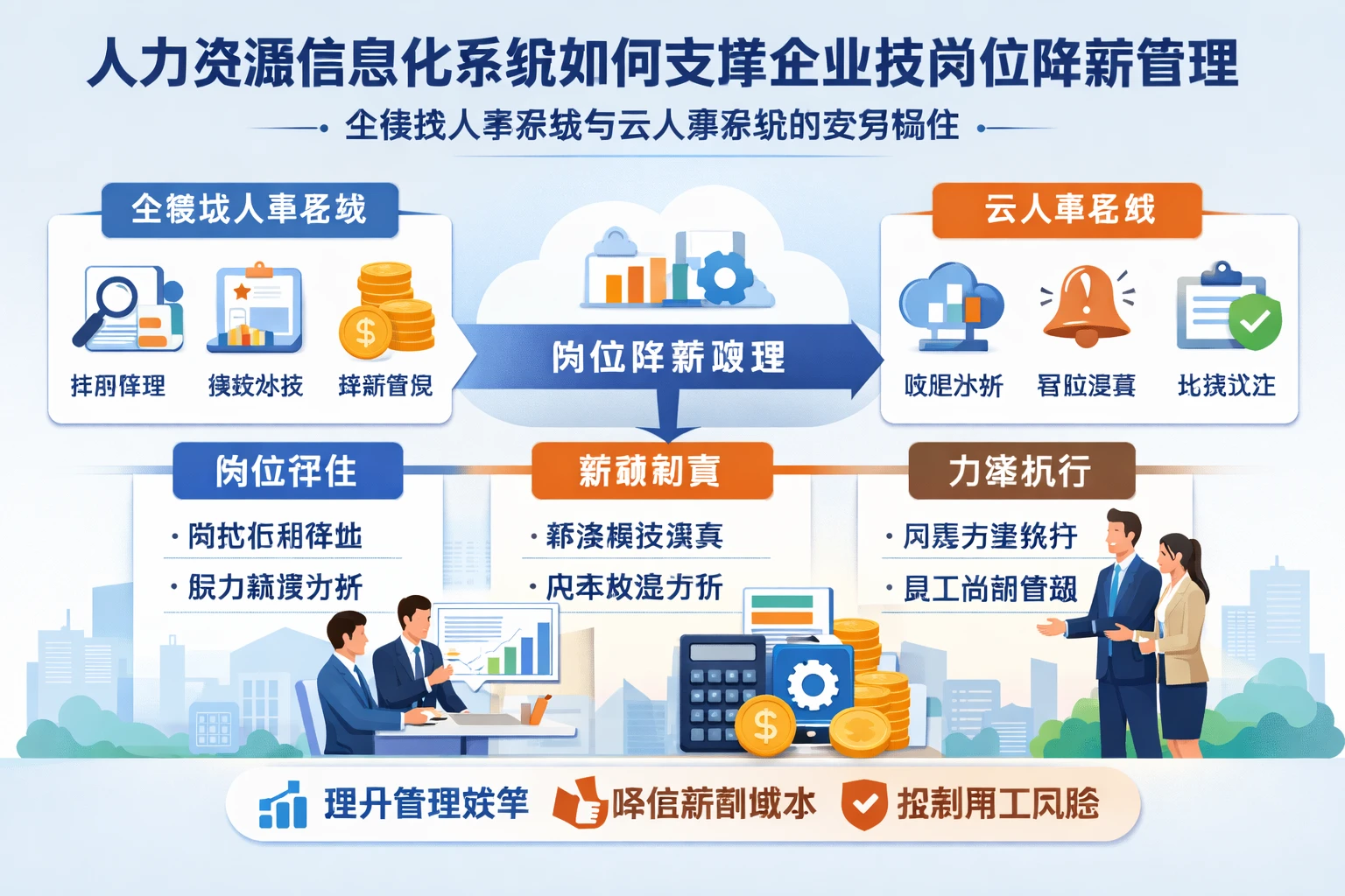 人力资源信息化系统如何支撑企业按岗位降薪管理：全模块人事系统与云人事系统的实务路径