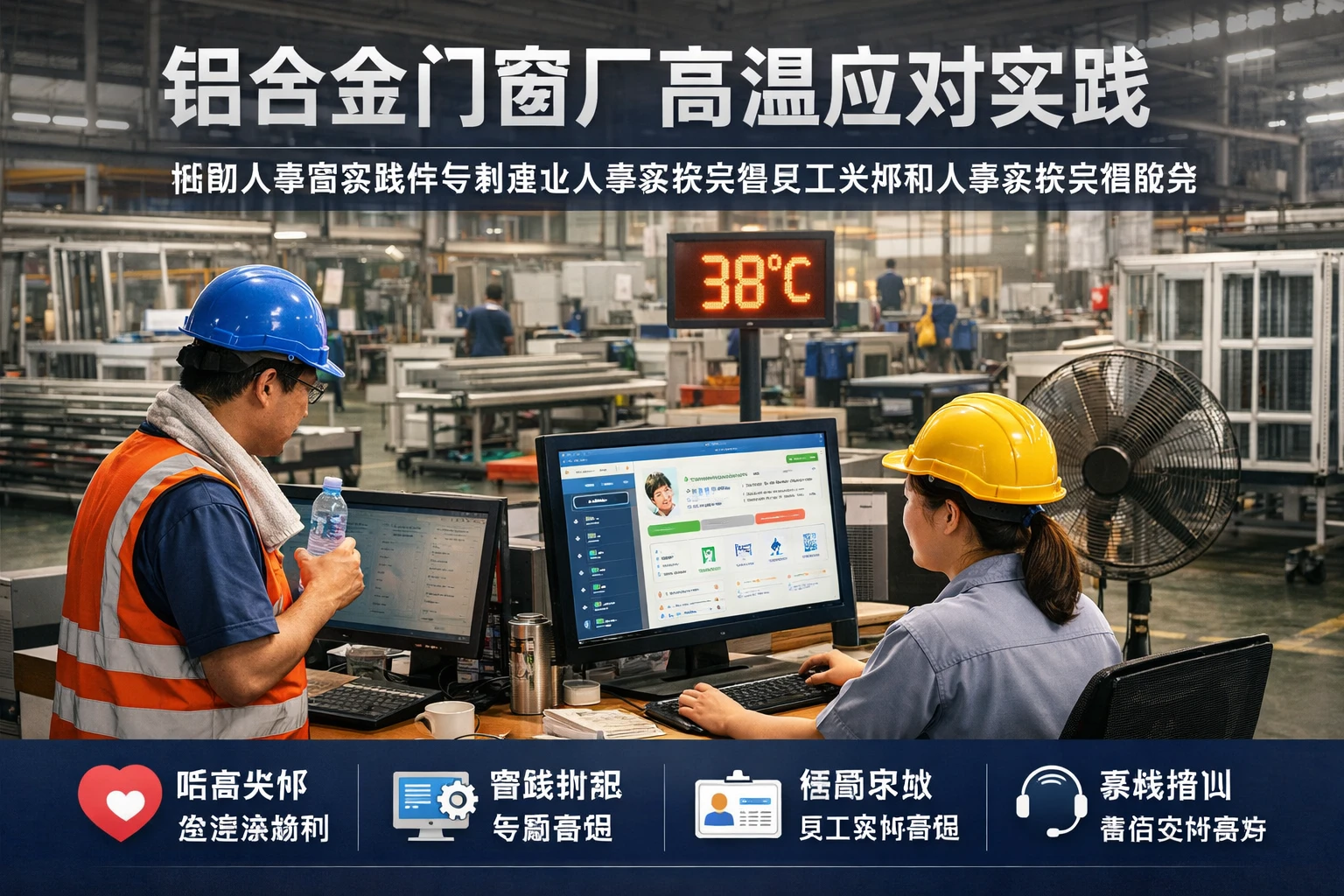铝合金门窗厂高温应对实践：借助人事管理软件与制造业人事系统完善员工关怀和人事系统实施服务
