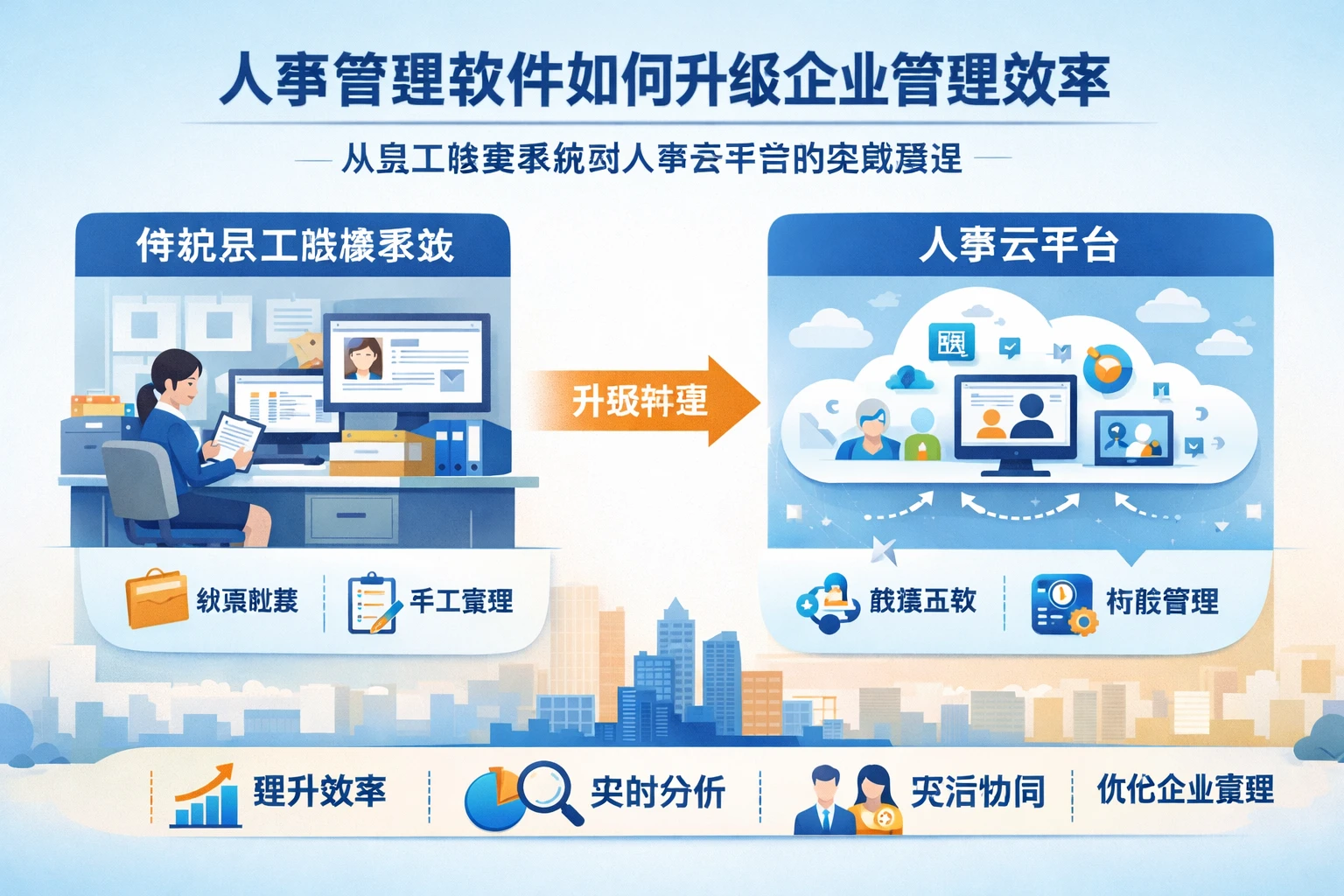 人事管理软件如何升级企业管理效率：从员工档案系统到人事云平台的实践路径