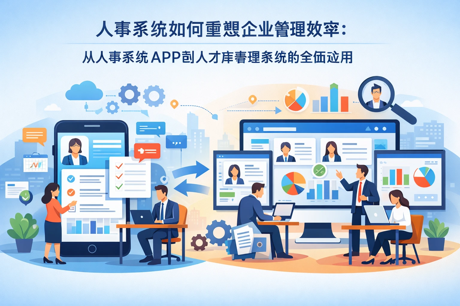 人事系统如何重塑企业管理效率：从人事系统APP到人才库管理系统的全面应用