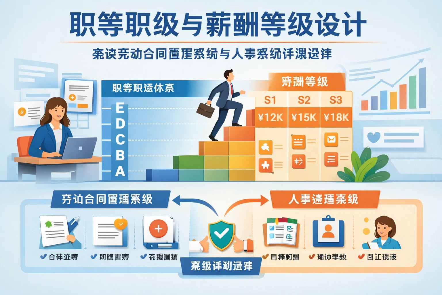 人事管理软件视角下的职等职级与薪酬等级设计：兼谈劳动合同管理系统与人事系统评测选择