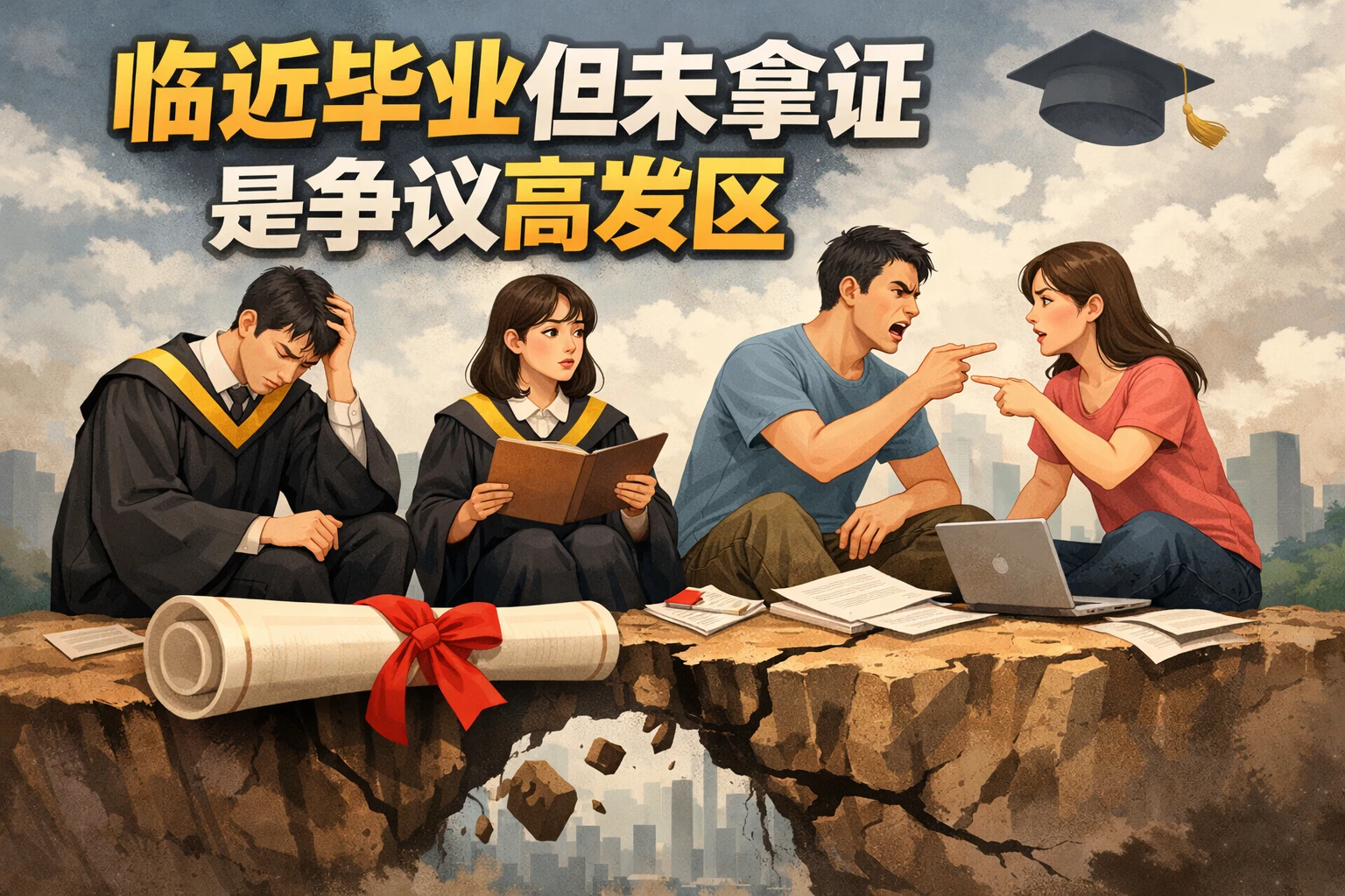 临近毕业但未拿证，是争议高发区