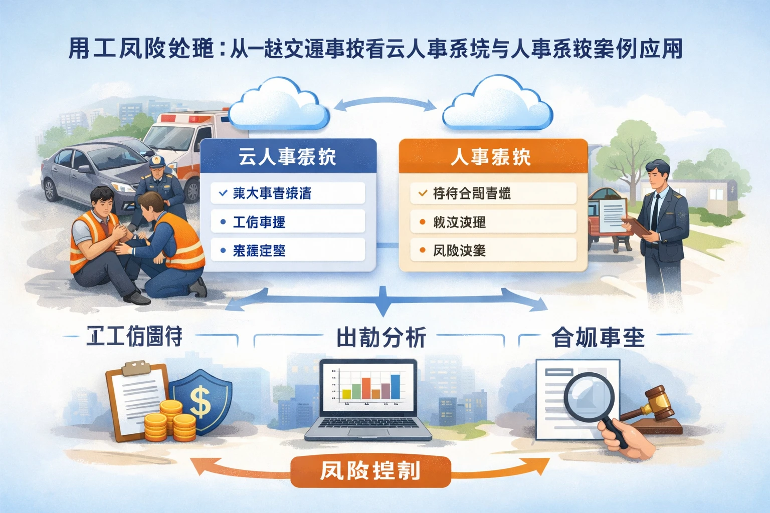 HR管理软件视角下的用工风险处理:从一起交通事故看云人事系统与人事系统案例应用