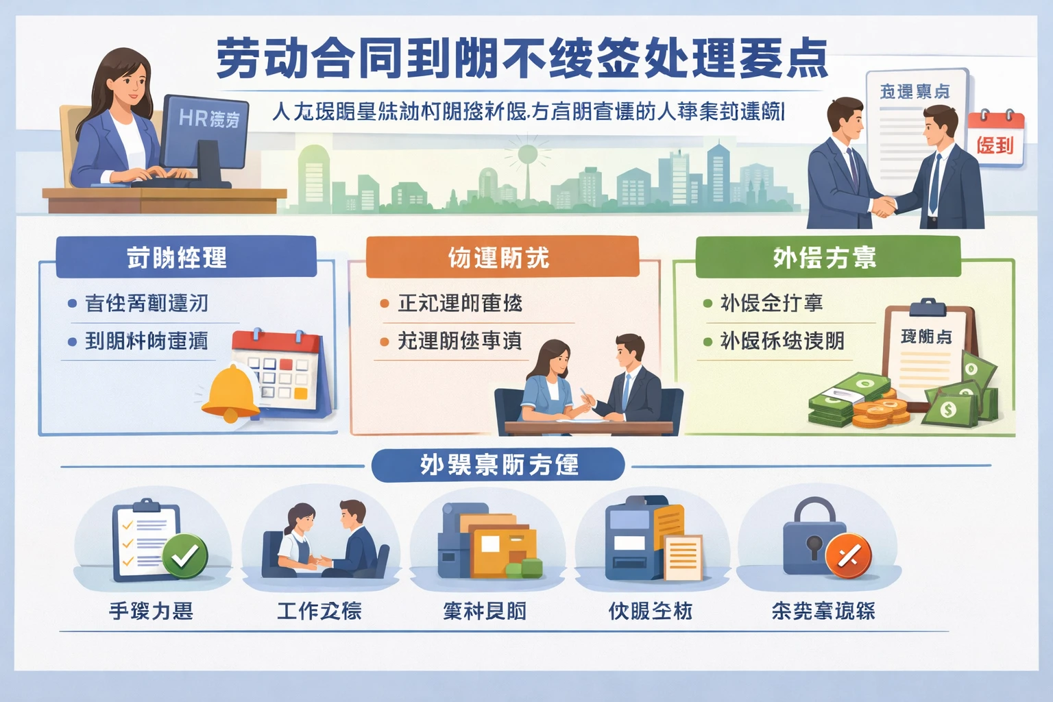 人力资源系统视角下劳动合同到期不续签处理要点：员工管理系统如何规范补偿与流程管理的人事系统案例